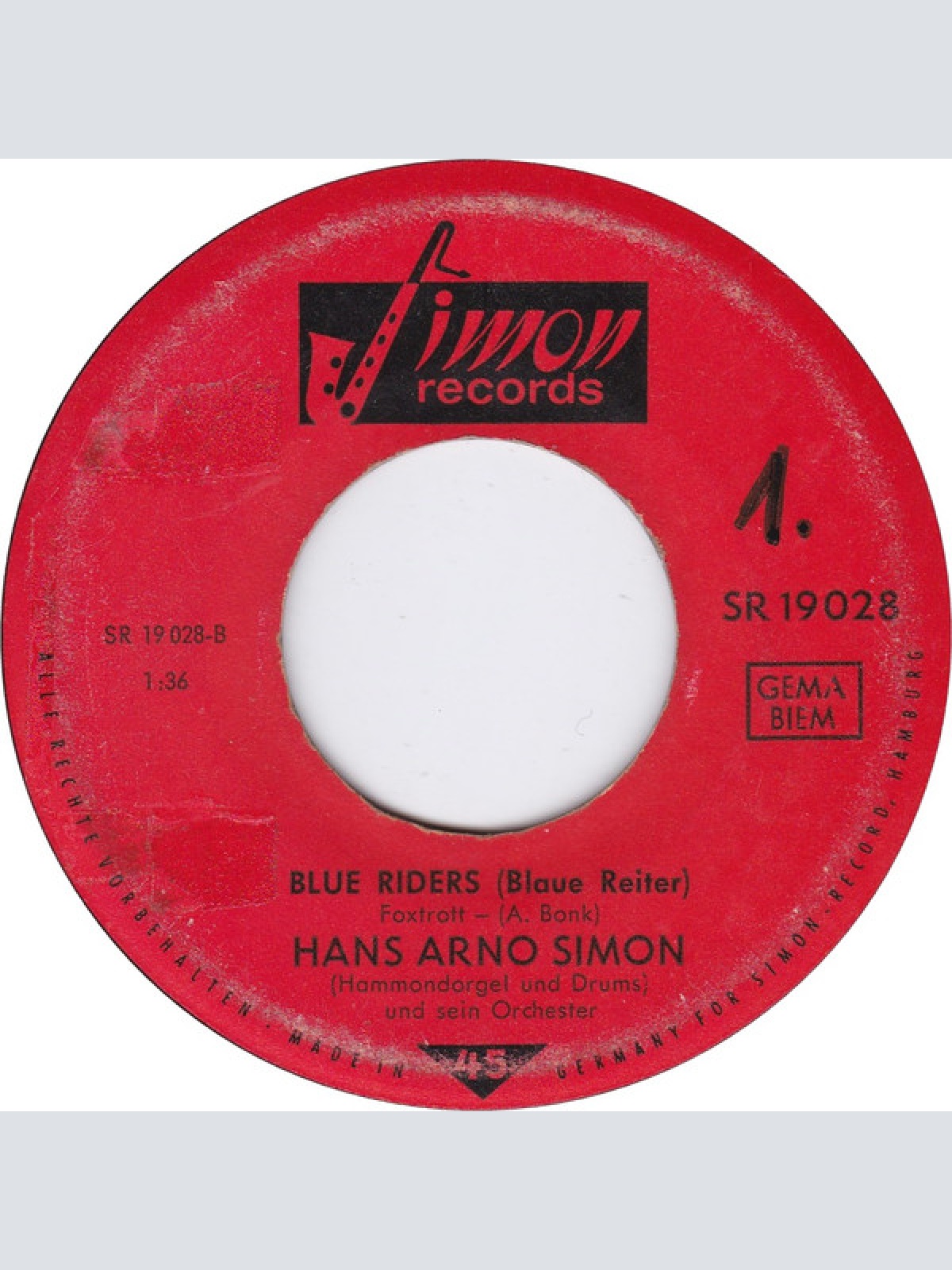 Vinyl / Hans Arno Simon - African Holiday