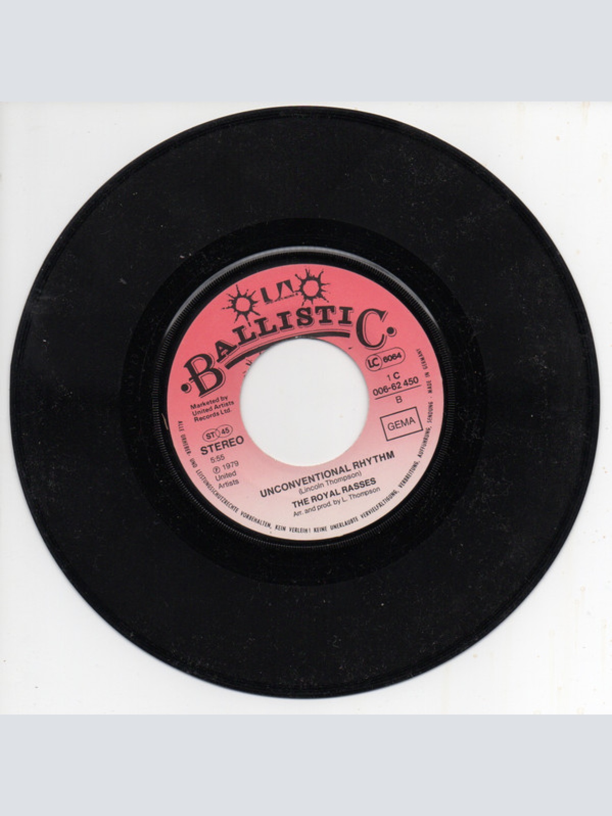 Vinyl / The Royal Rasses - Unconventional People