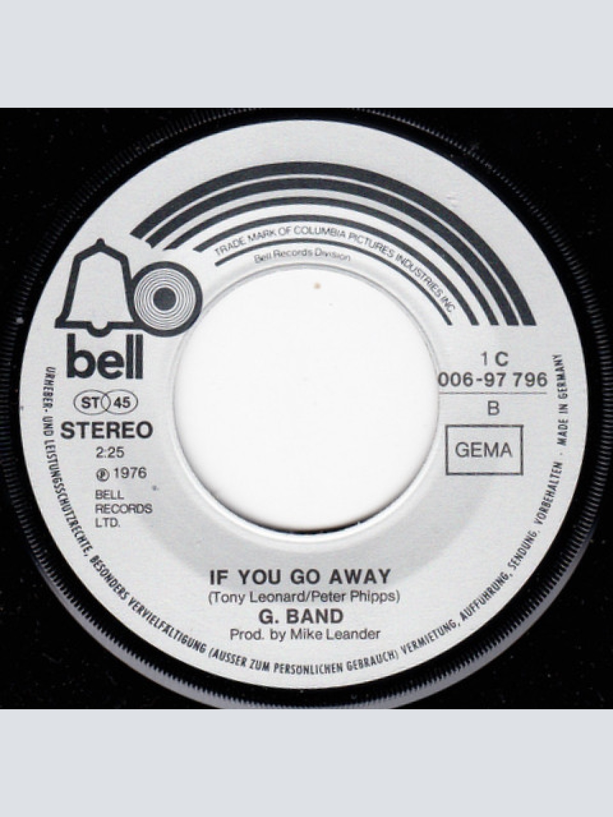 Vinyl / G. Band* - Don't Make Promises (You Can't Keep)