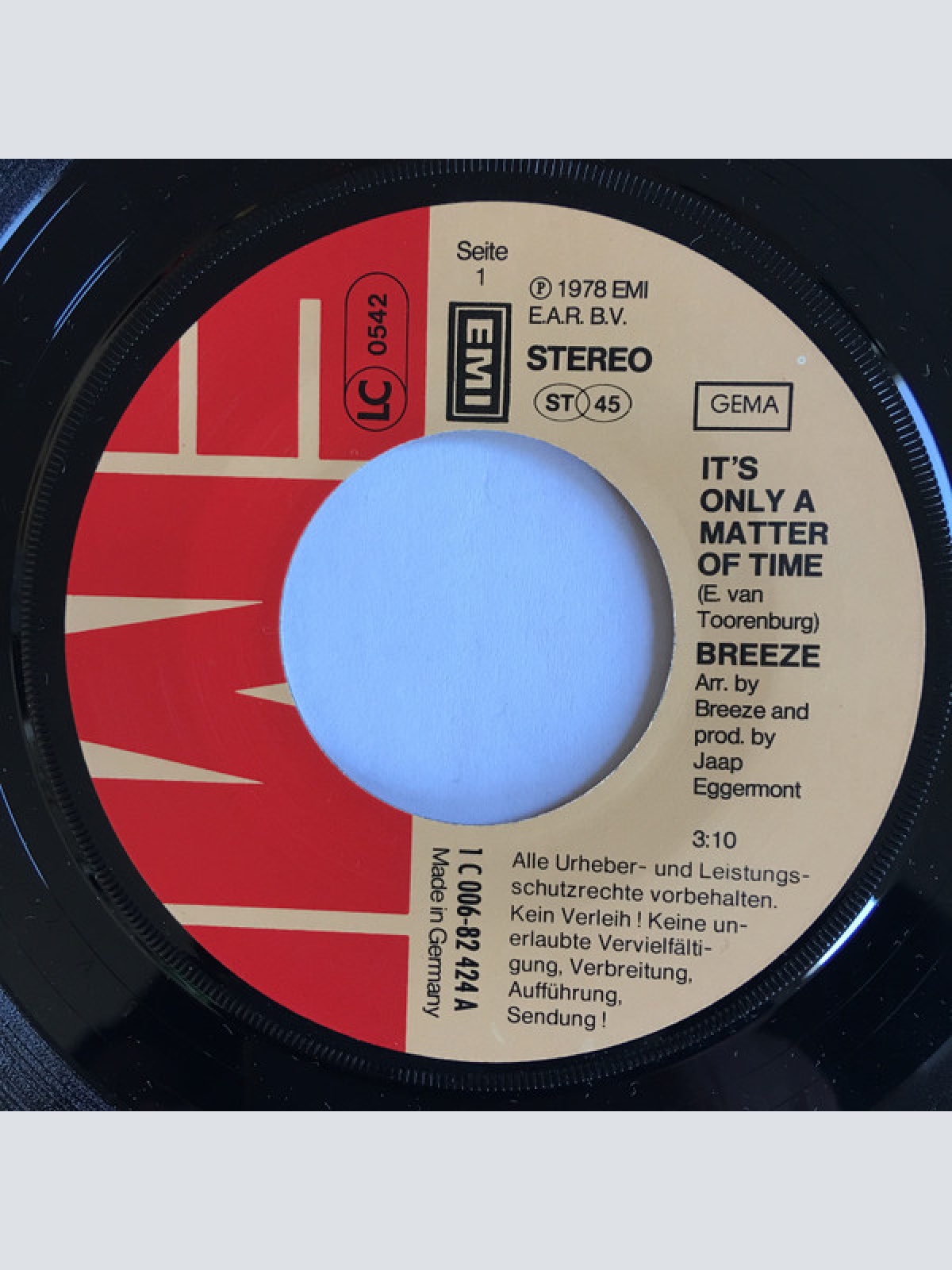 Vinyl / Breeze (16) - It's Only A Matter Of Time