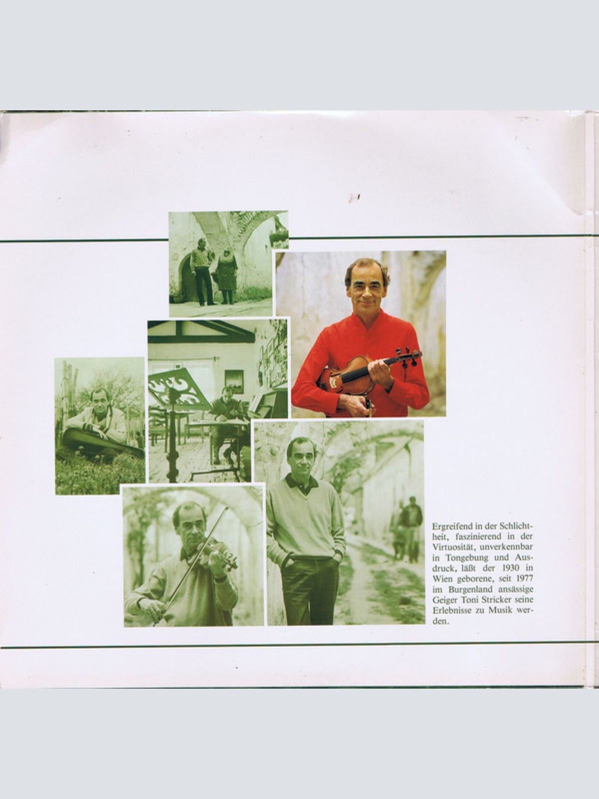 Vinyl / Toni Stricker - Erdverbunden