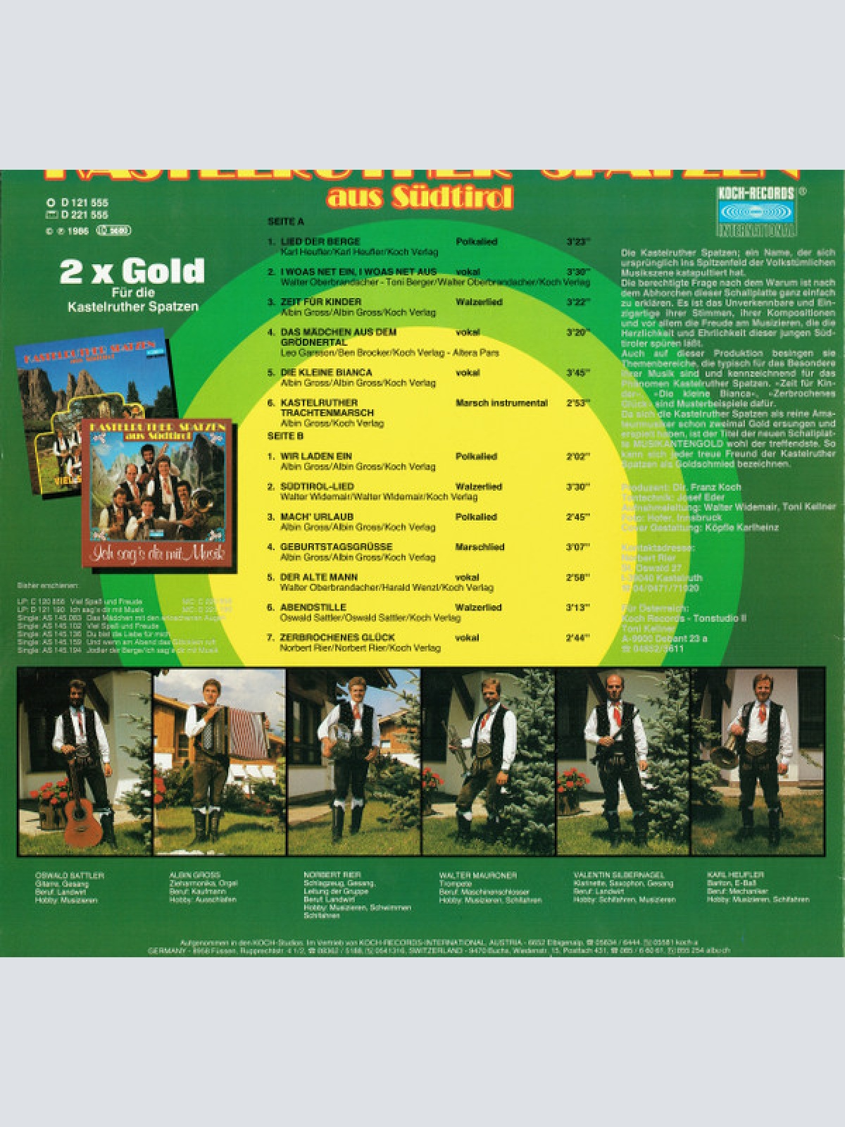 Vinyl / Kastelruther Spatzen - Musikantengold