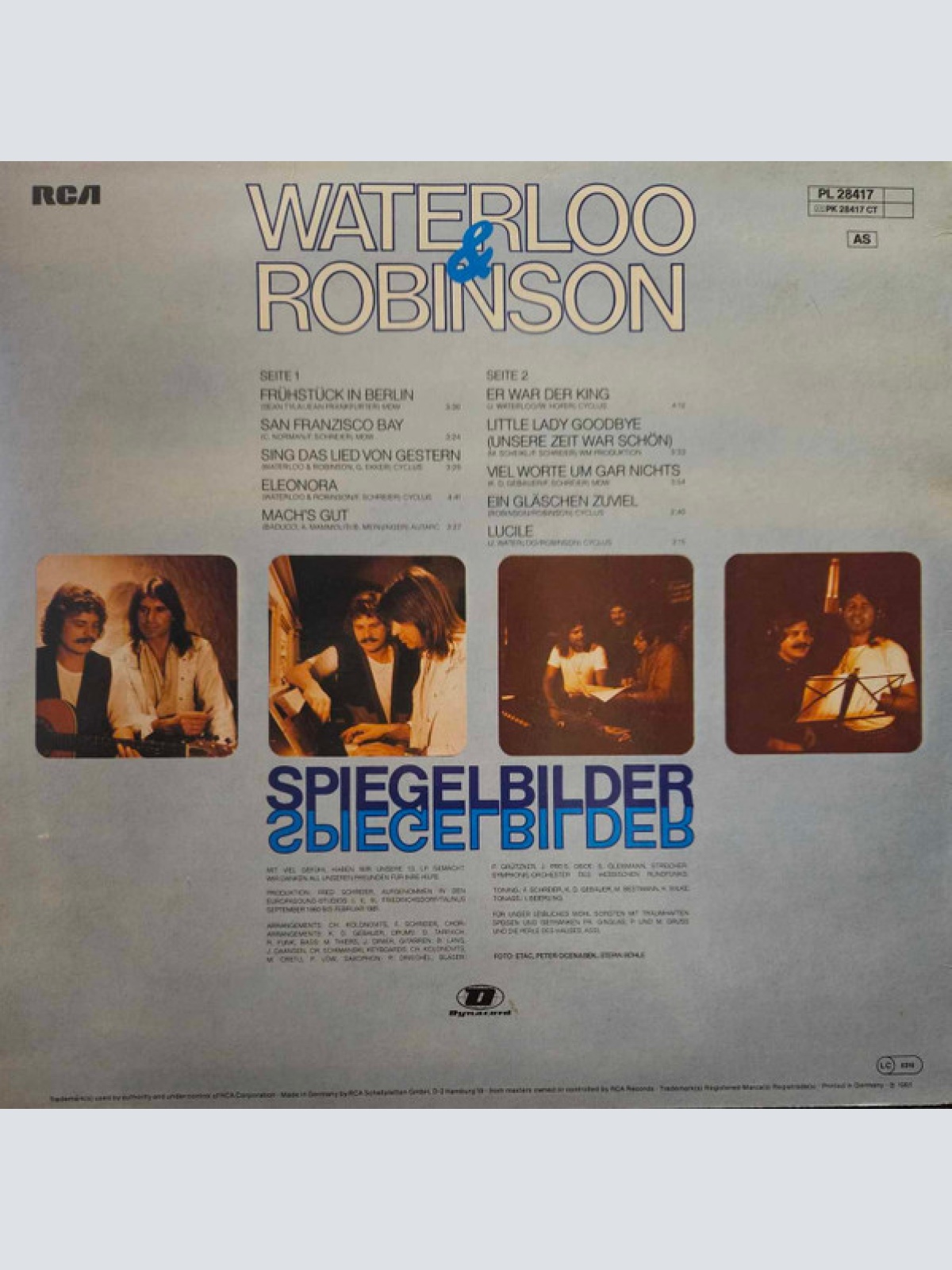 Vinyl / Waterloo & Robinson - Spiegelbilder