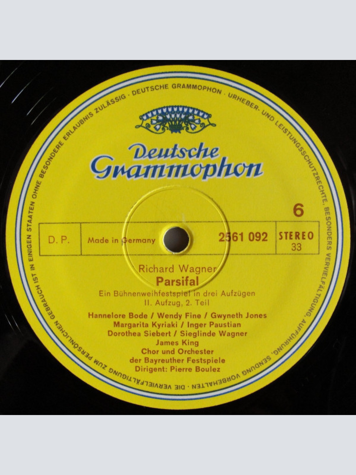 Vinyl / Richard Wagner - Pierre Boulez - Parsifal