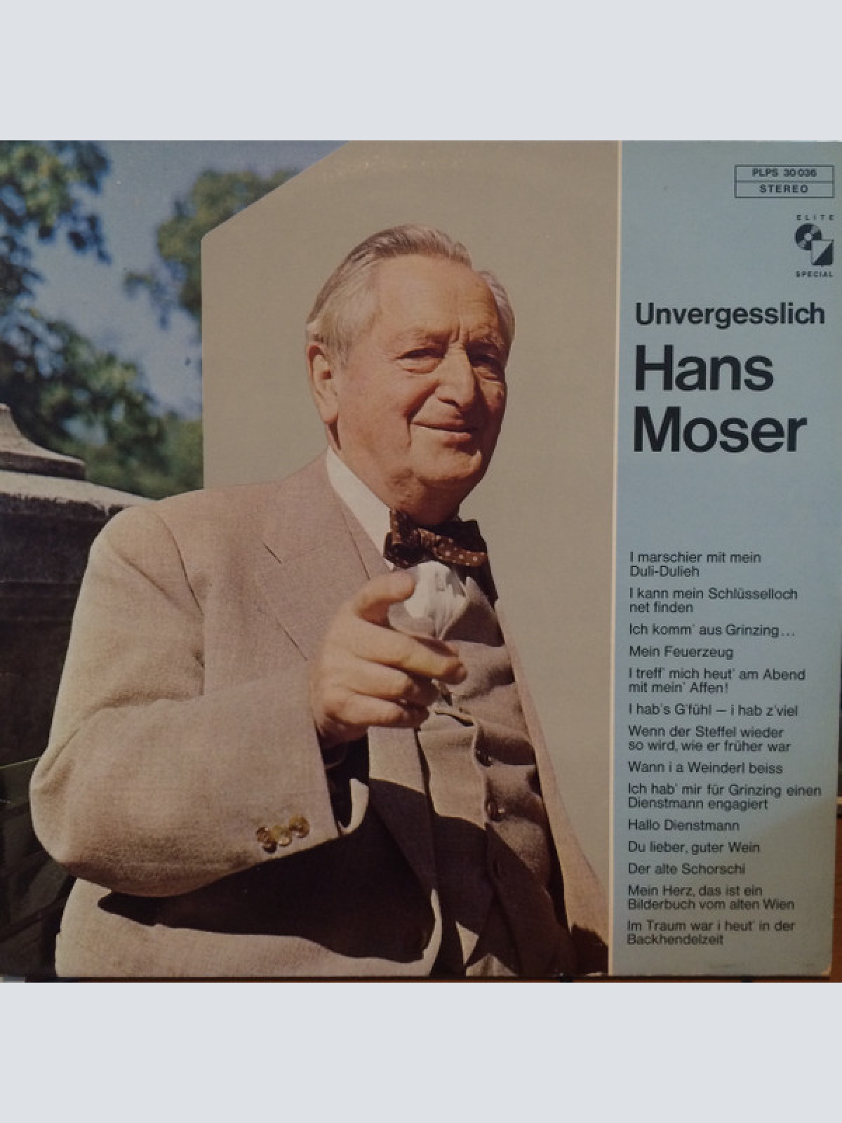 Vinyl / Hans Moser - Unvergesslich
