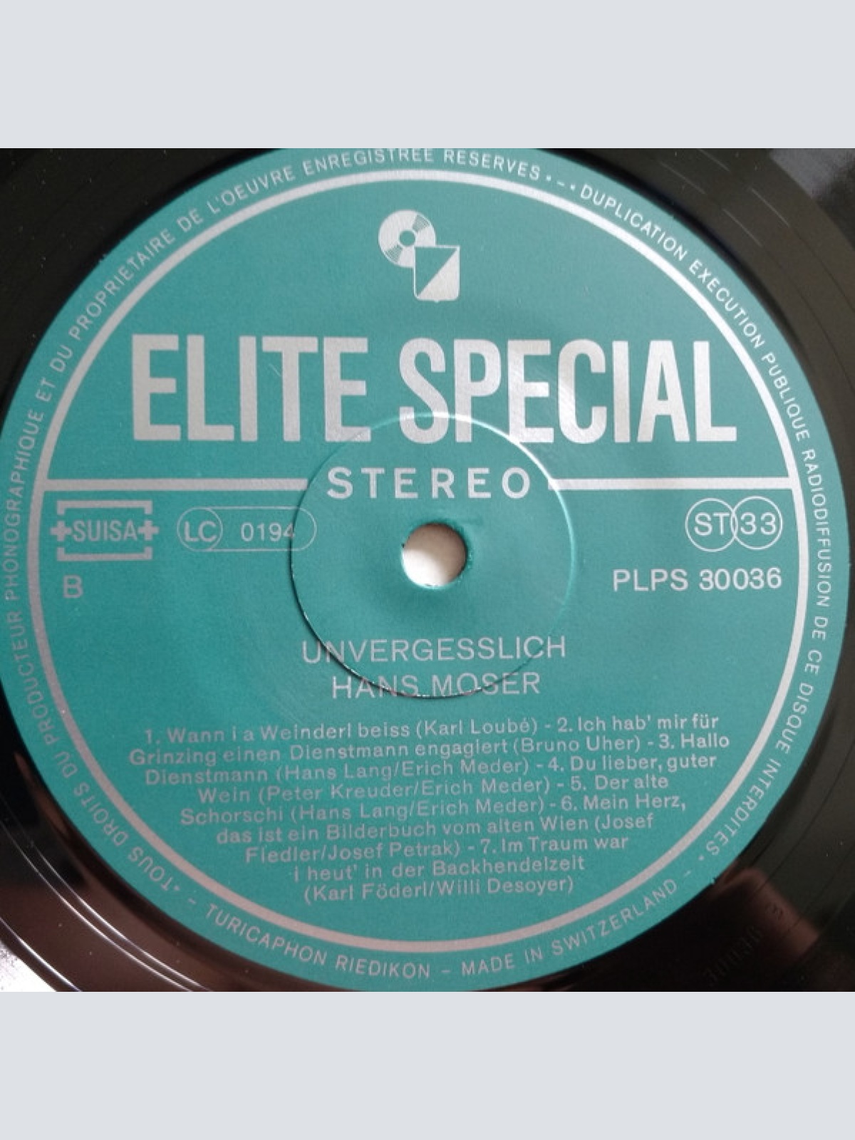 Vinyl / Hans Moser - Unvergesslich