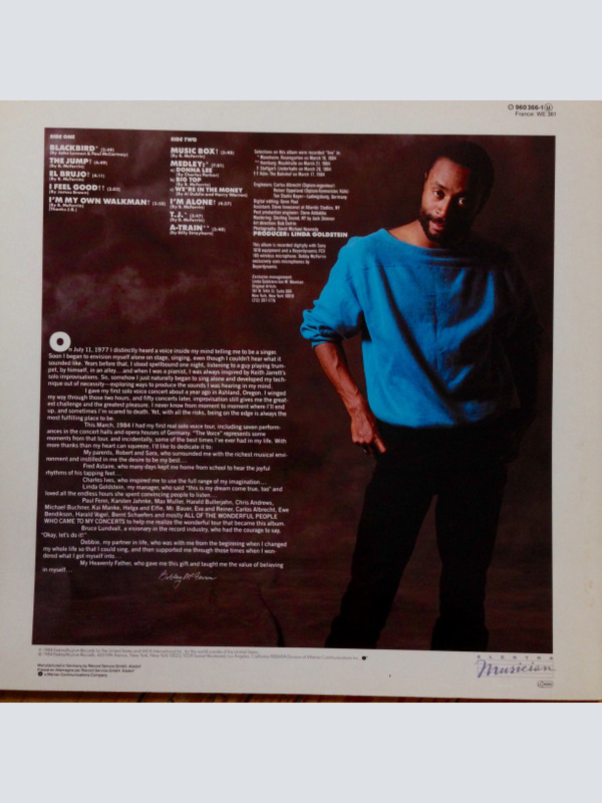 Vinyl / Bobby McFerrin - The Voice