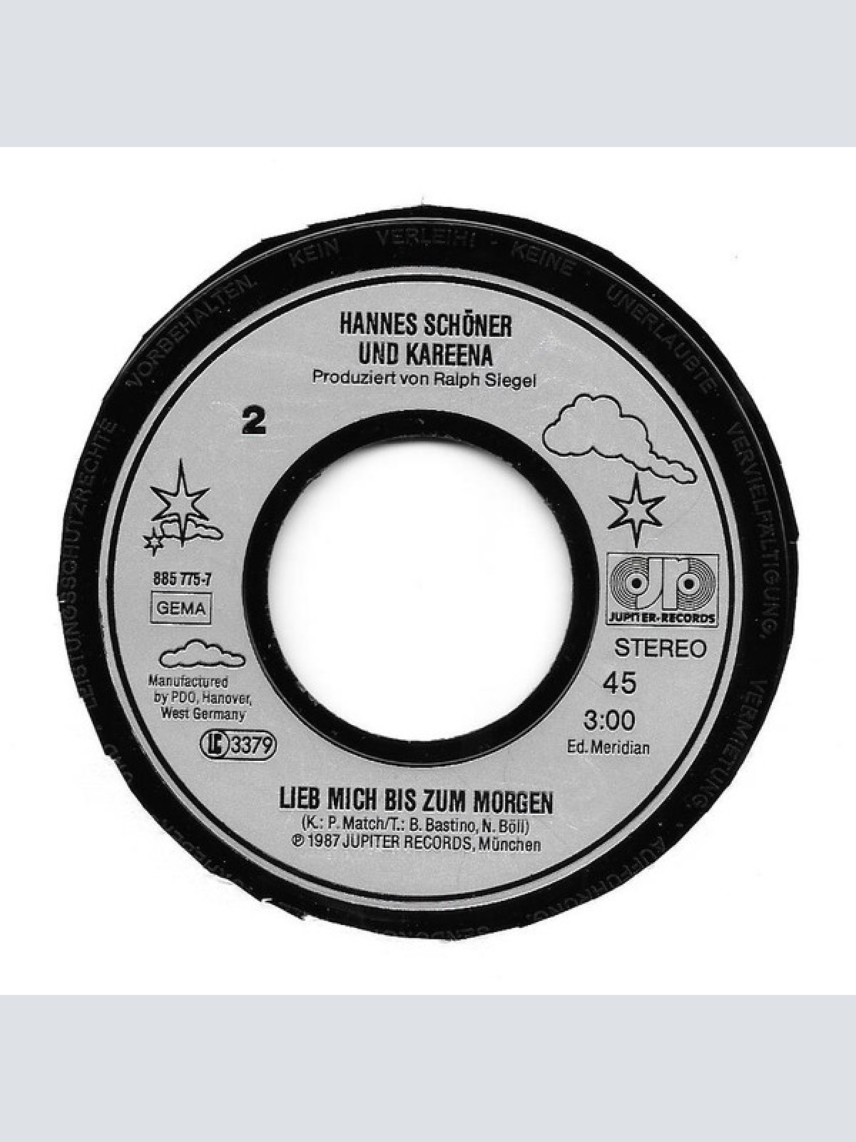 Vinyl / Hannes Schöner & Kareena - Bleib