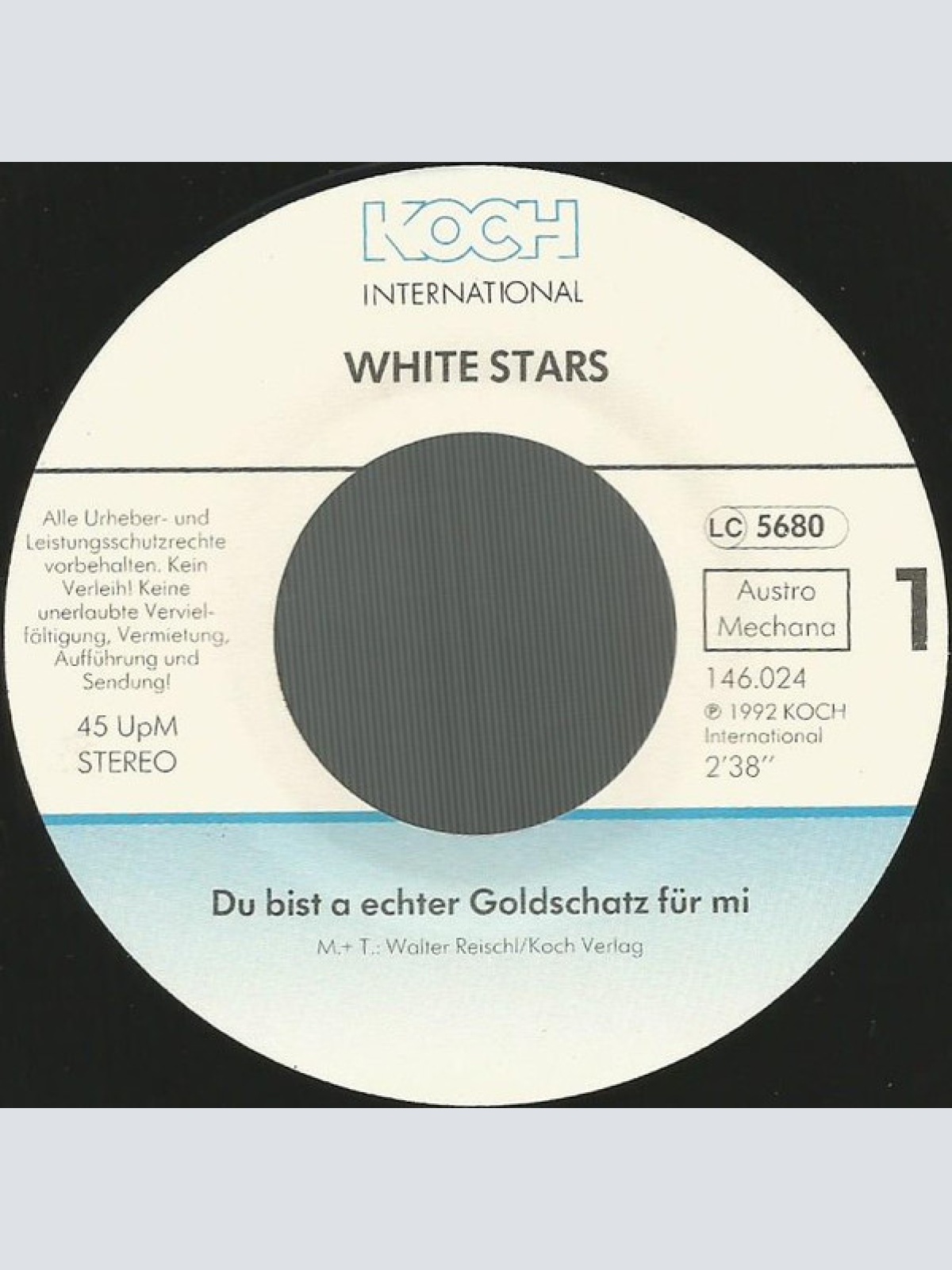 Vinyl / White Stars - Du Bist A Echter Goldschatz Für Mi
