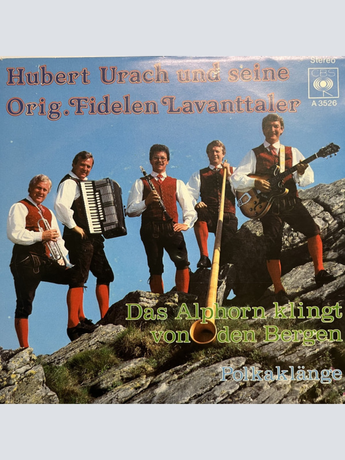 Vinyl / Hubert Urach, Die Fidelen Lavanttaler - Das Alphorn Klingt Von Den Bergen / Polkaklänge
