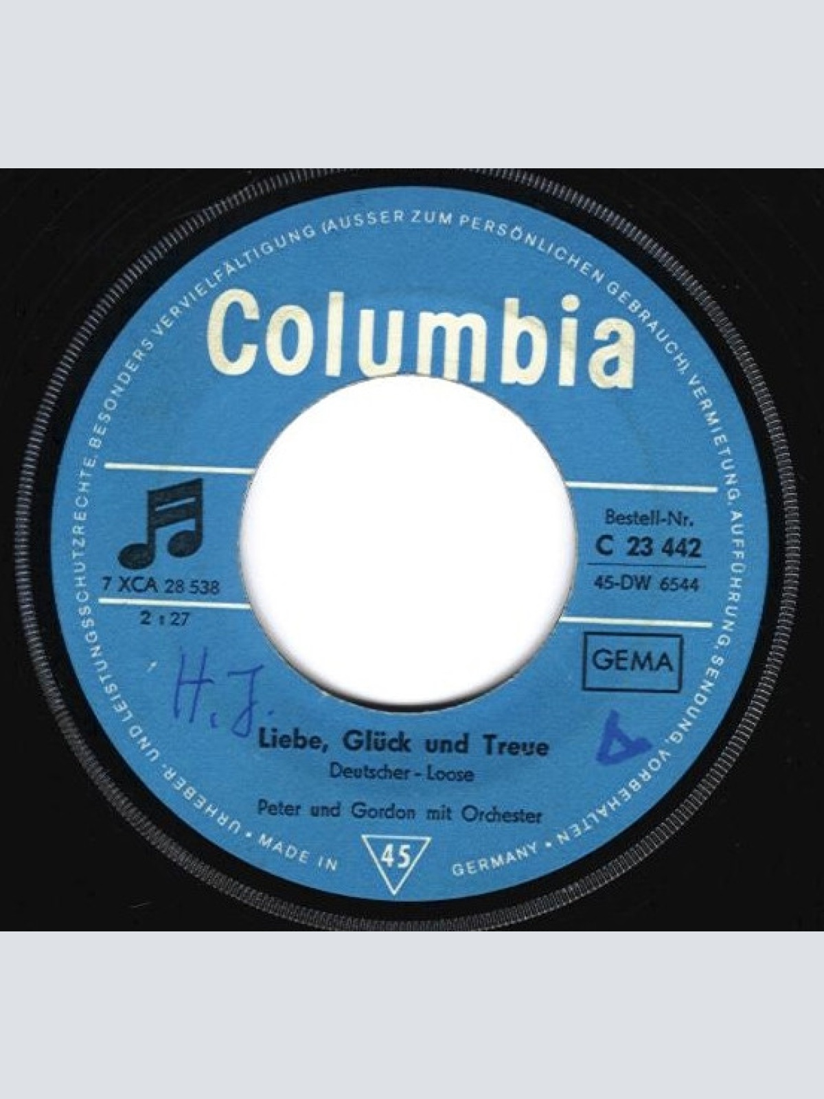 Vinyl / Peter & Gordon - Liebe, Glück Und Treue / Wunder