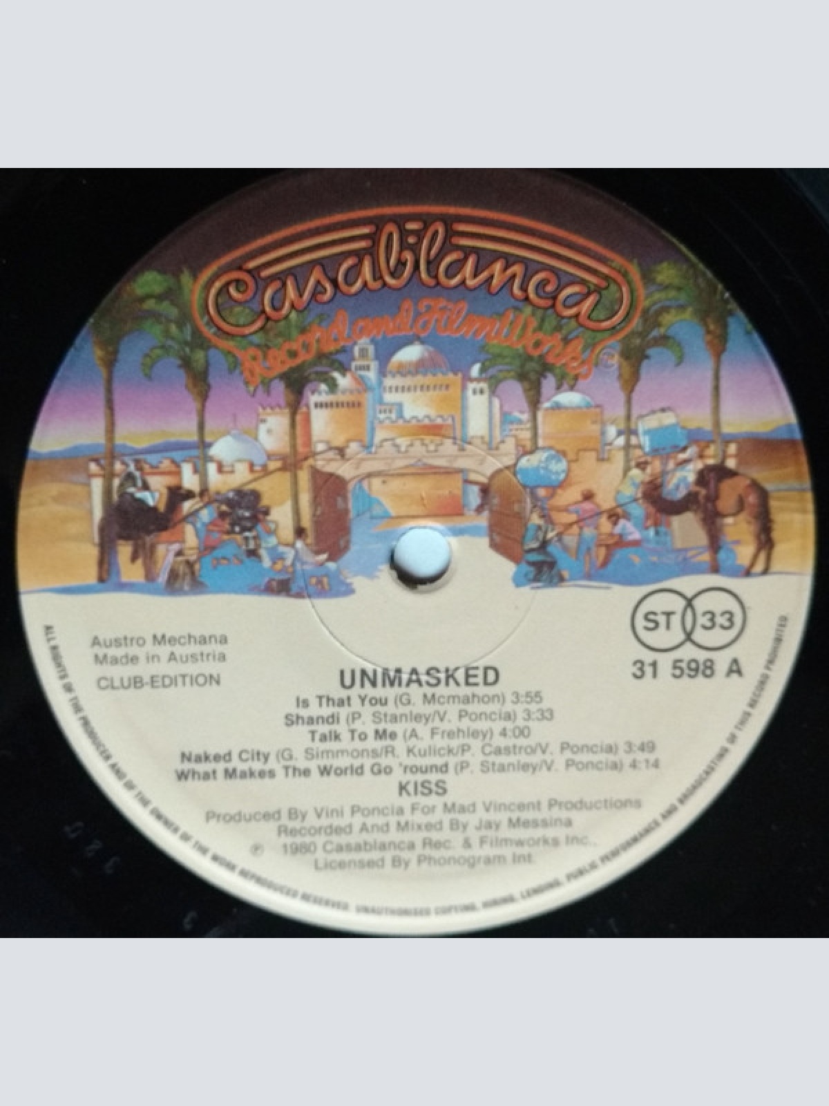 Vinyl / Kiss - Unmasked