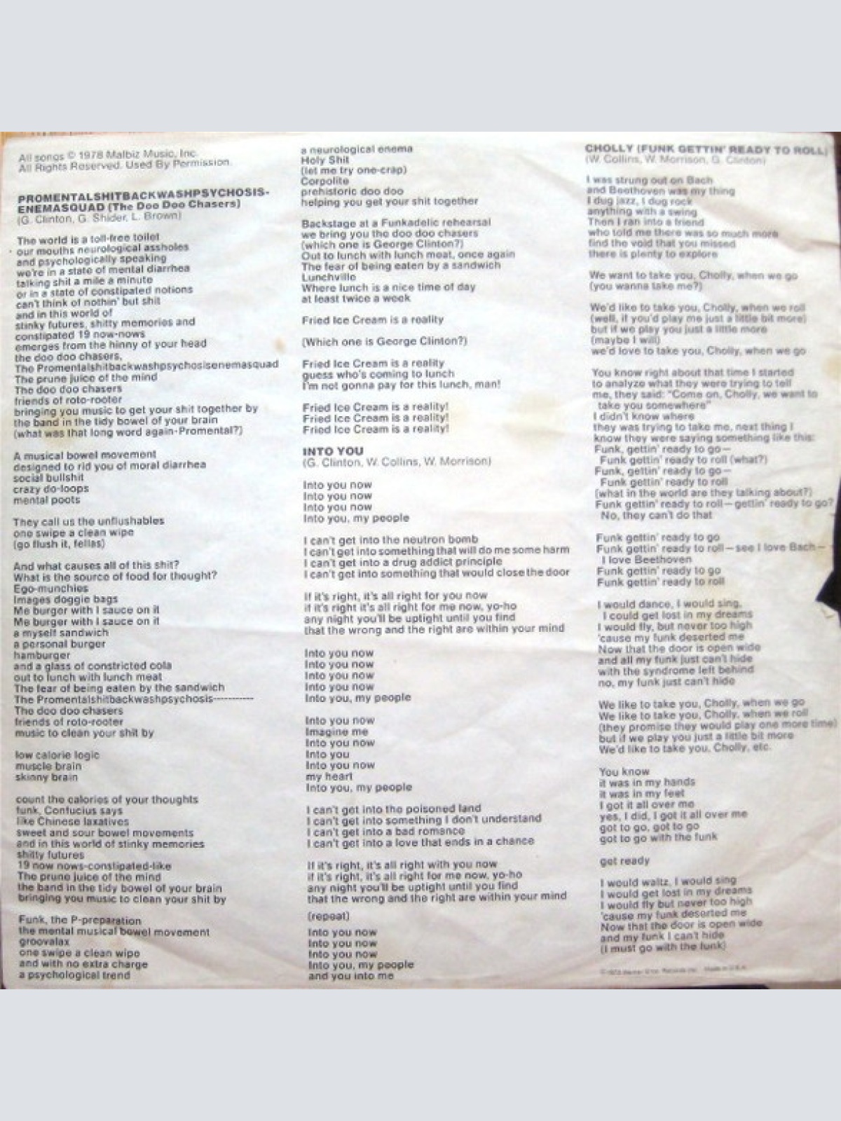 Vinyl / Funkadelic - One Nation Under A Groove