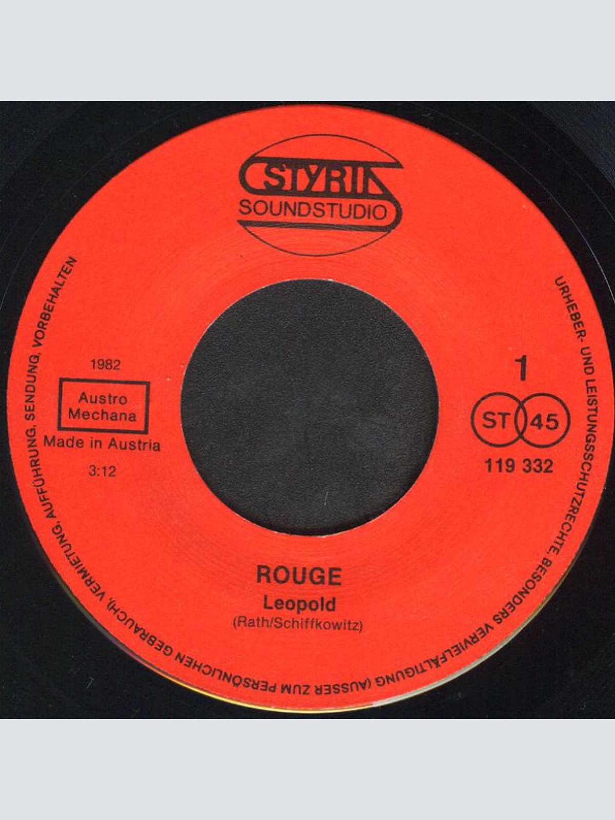 Vinyl / Rouge (22) - Leopold