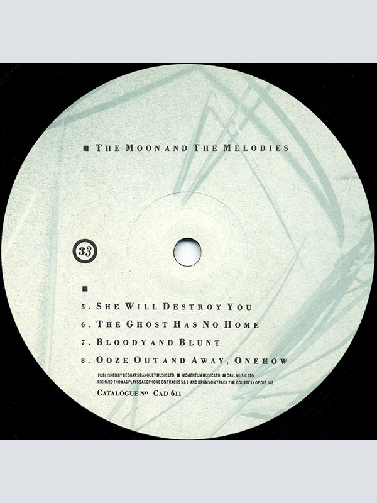 Vinyl / Harold Budd ▪ Elizabeth Fraser ▪ Robin Guthrie ▪ Simon Raymonde - The Moon And The Melodies