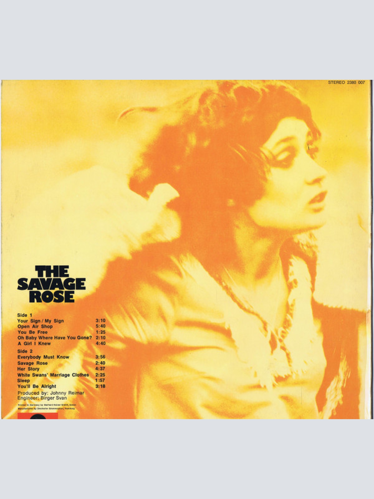 Vinyl / Savage Rose - The Savage Rose