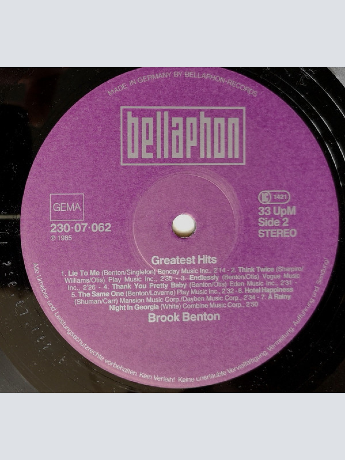 Vinyl / Brook Benton - Greatest Hits