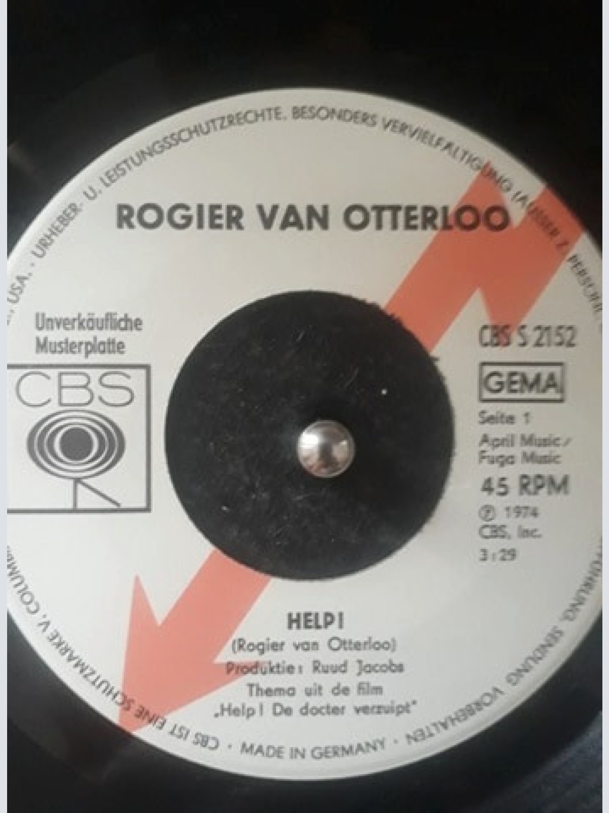 Vinyl / Rogier Van Otterloo - Help! / Irene