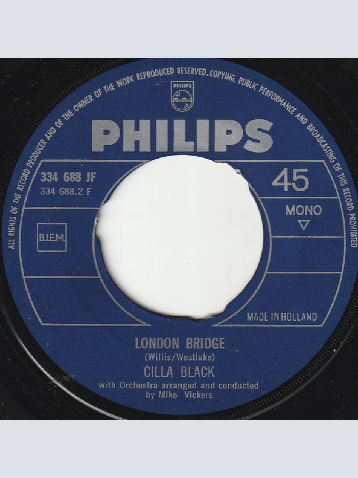 Vinyl / Cilla Black - Surround Yourself With Sorrow