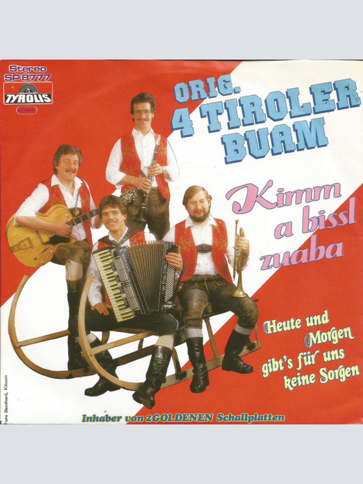 Vinyl / Orig. 4 Tiroler Buam* - Kimm A Bisserl Zuaba