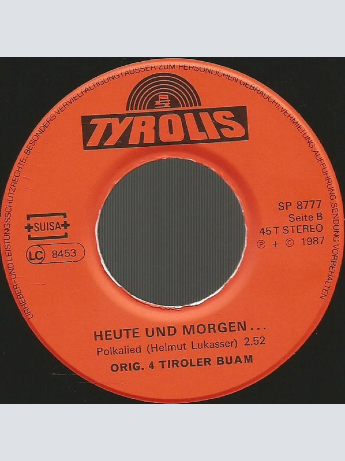 Vinyl / Orig. 4 Tiroler Buam* - Kimm A Bisserl Zuaba