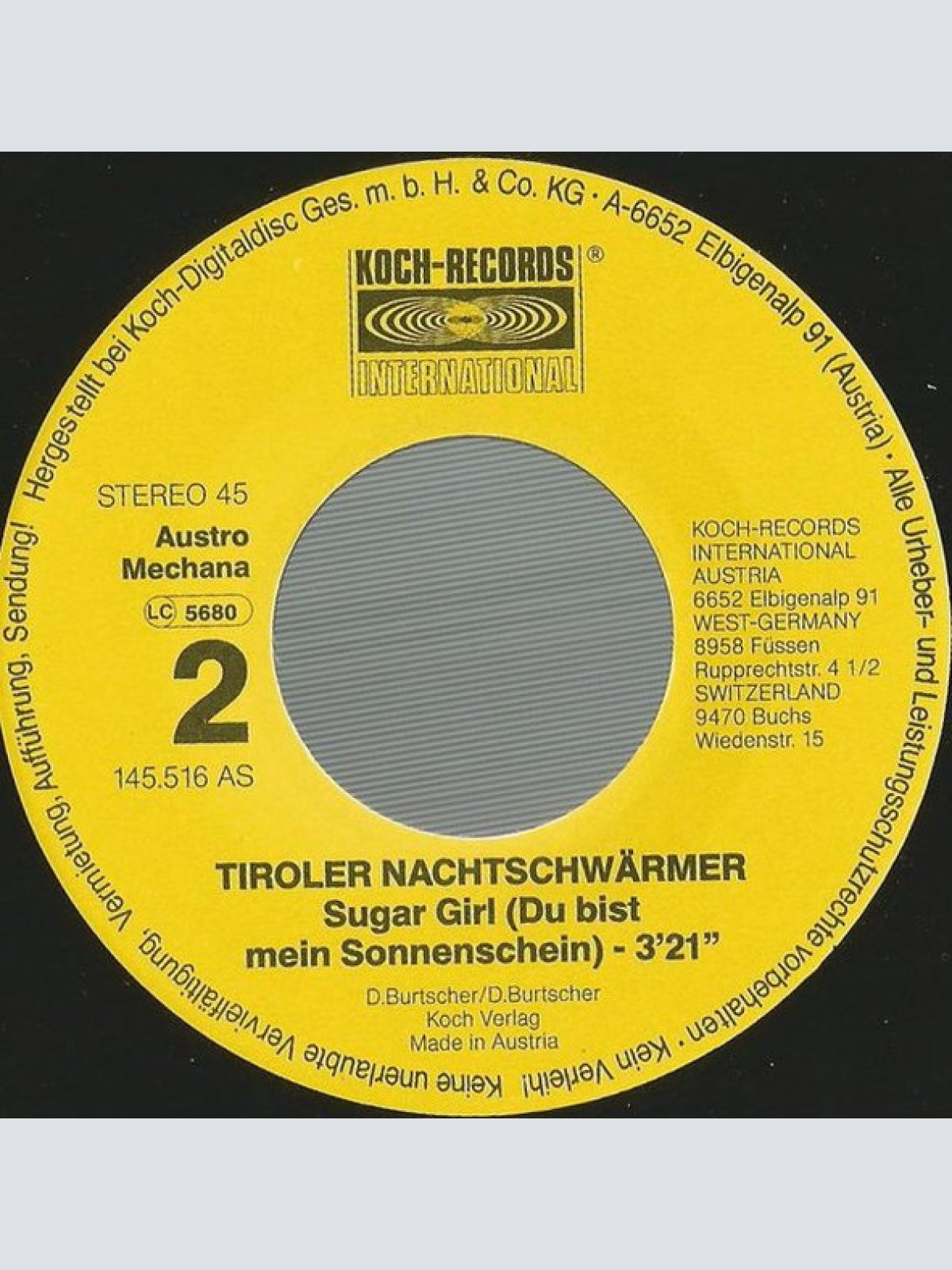 Vinyl / Tiroler Nachtschwärmer - Servus Papa!