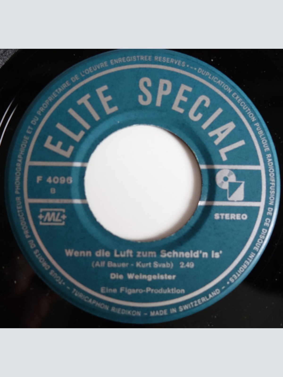 Vinyl / Die Weingeister Und Ihre Feuchtfröhliche Kellerpartie - I' Verschenk Mei' Alte