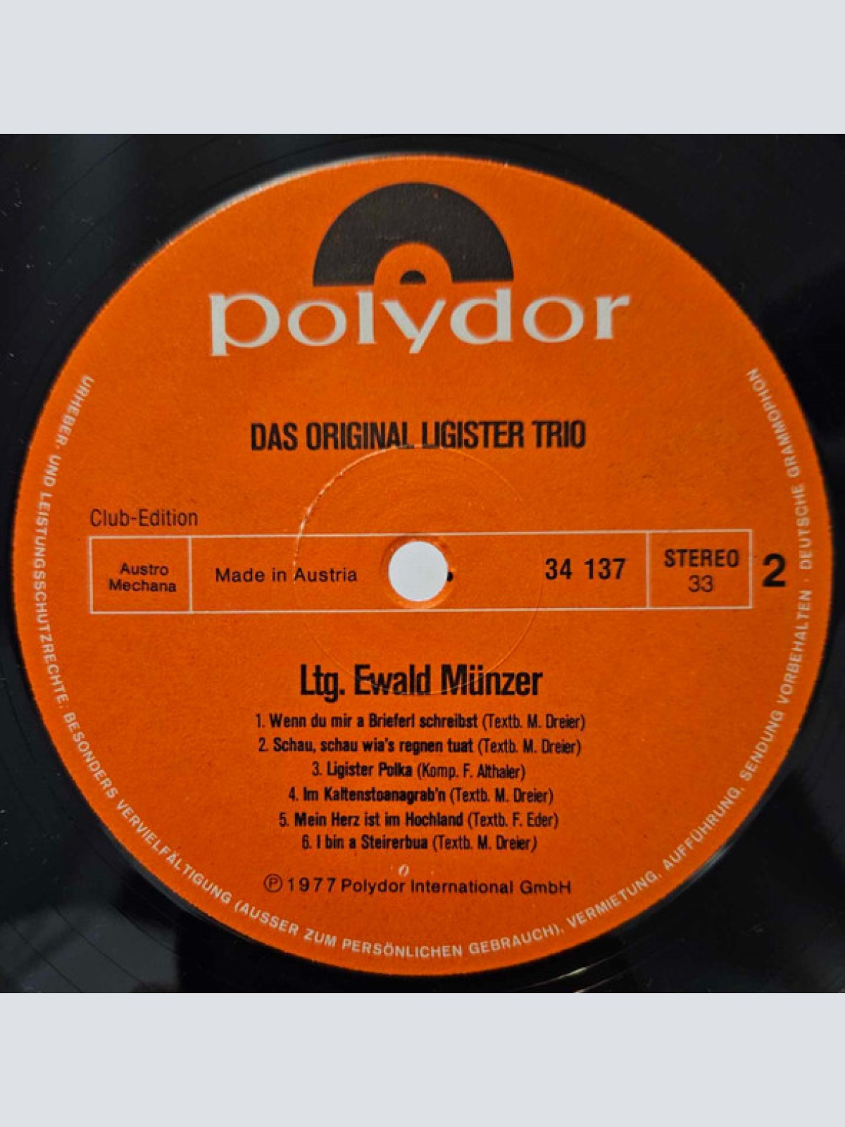 Vinyl / Original Ligister Trio - Original Ligister Trio