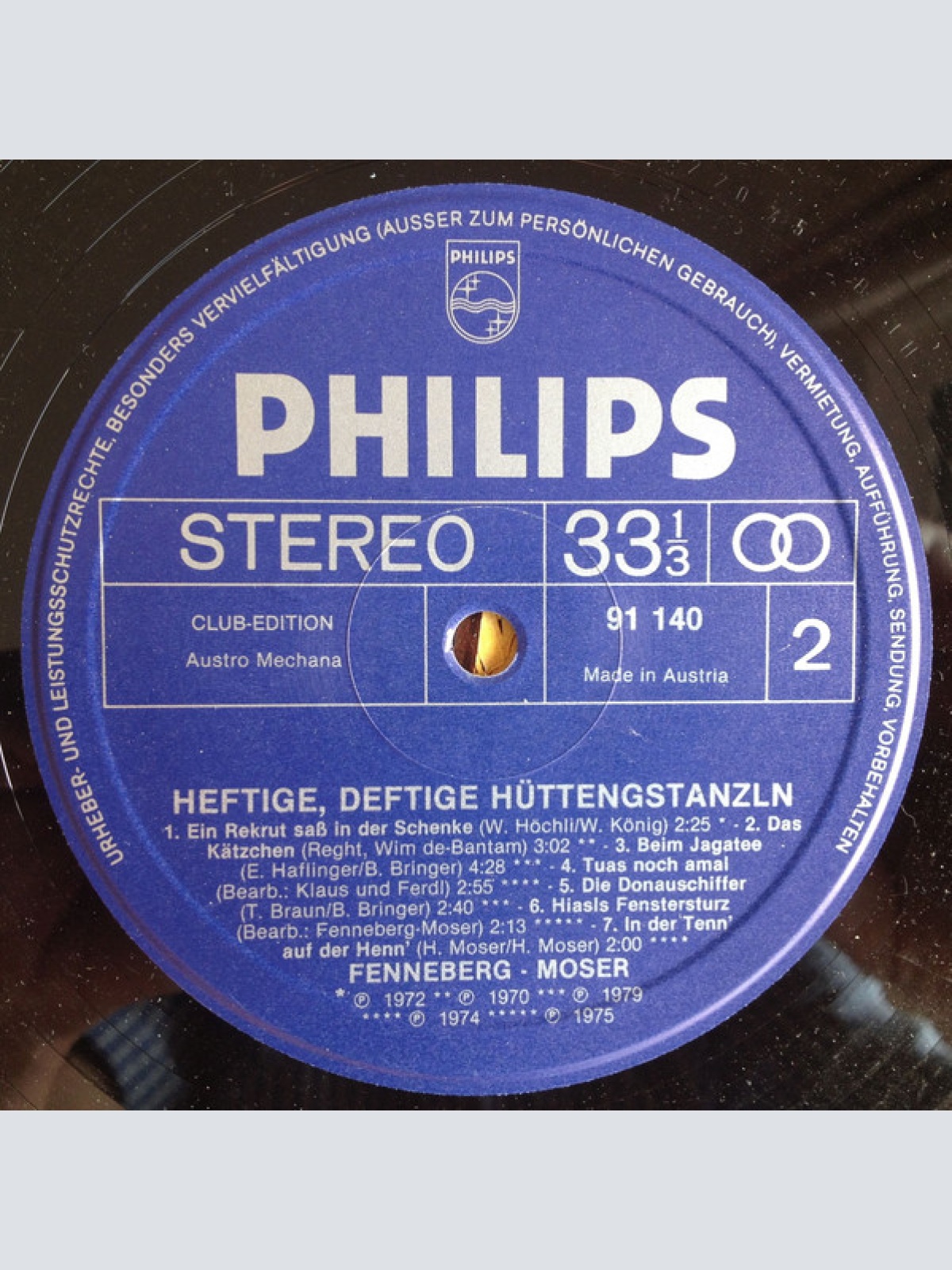 Vinyl / Die 2 Tiroler* - Heftige, Deftige Hüttengstanzl