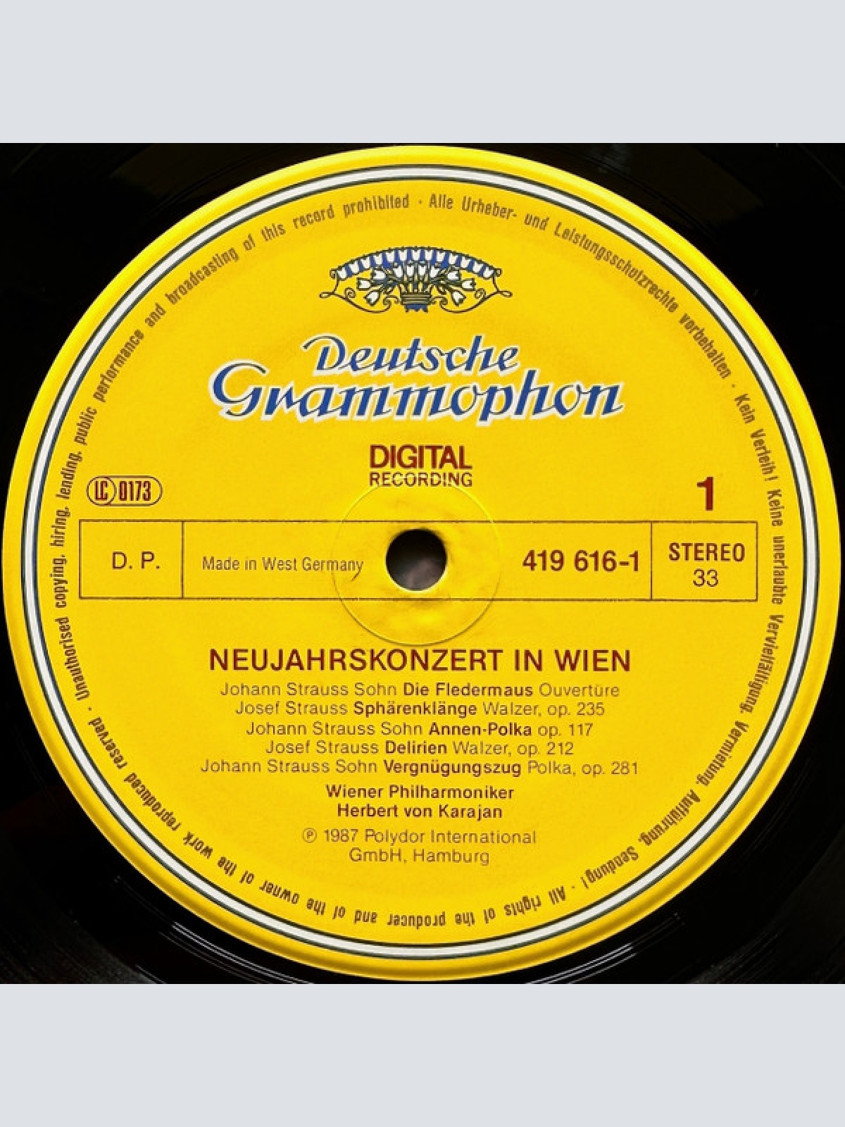 Vinyl / Kathleen Battle, Wiener Philharmoniker, Herbert Von Karajan - Neujahrskonzert In Wien
