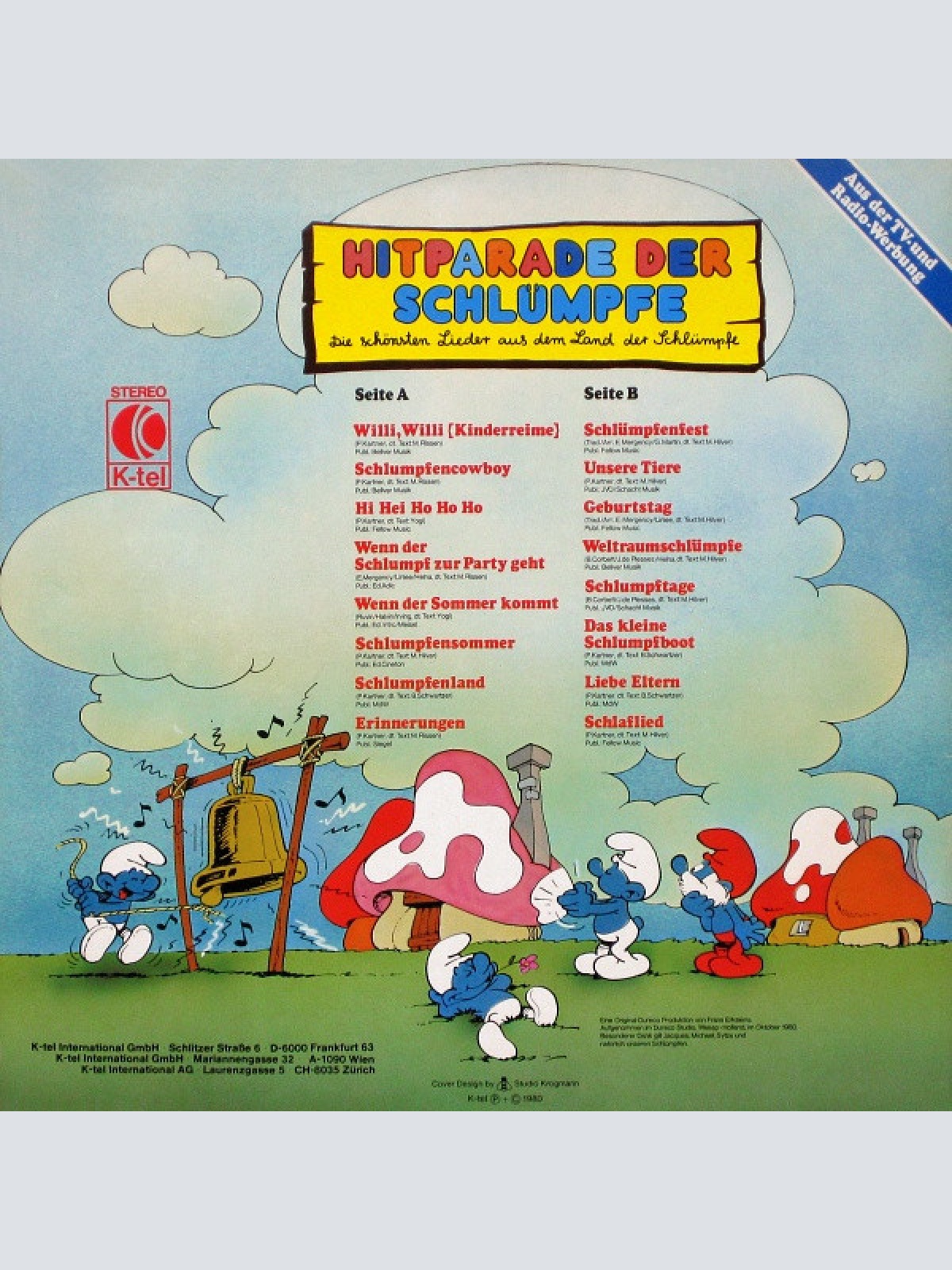 Vinyl / Die Schlümpfe* - Hitparade Der Schlümpfe