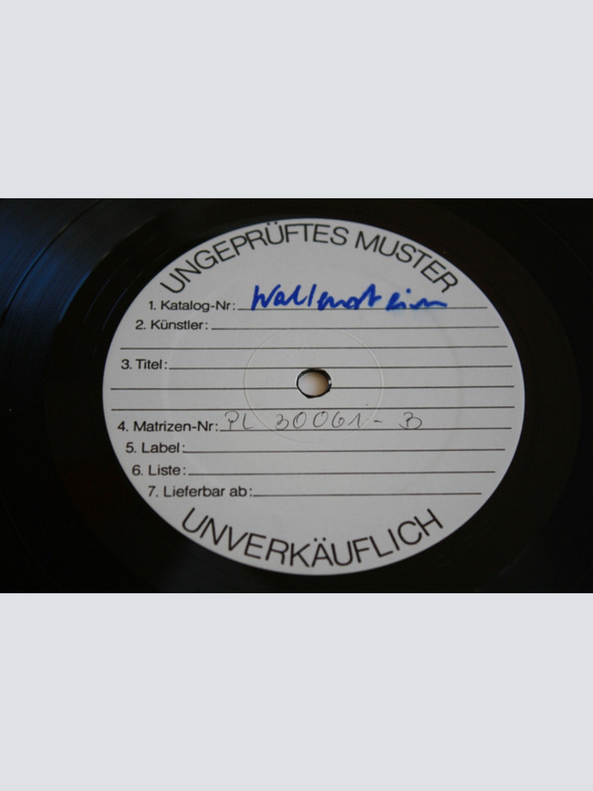 Vinyl / Wallenstein - Blue Eyed Boys