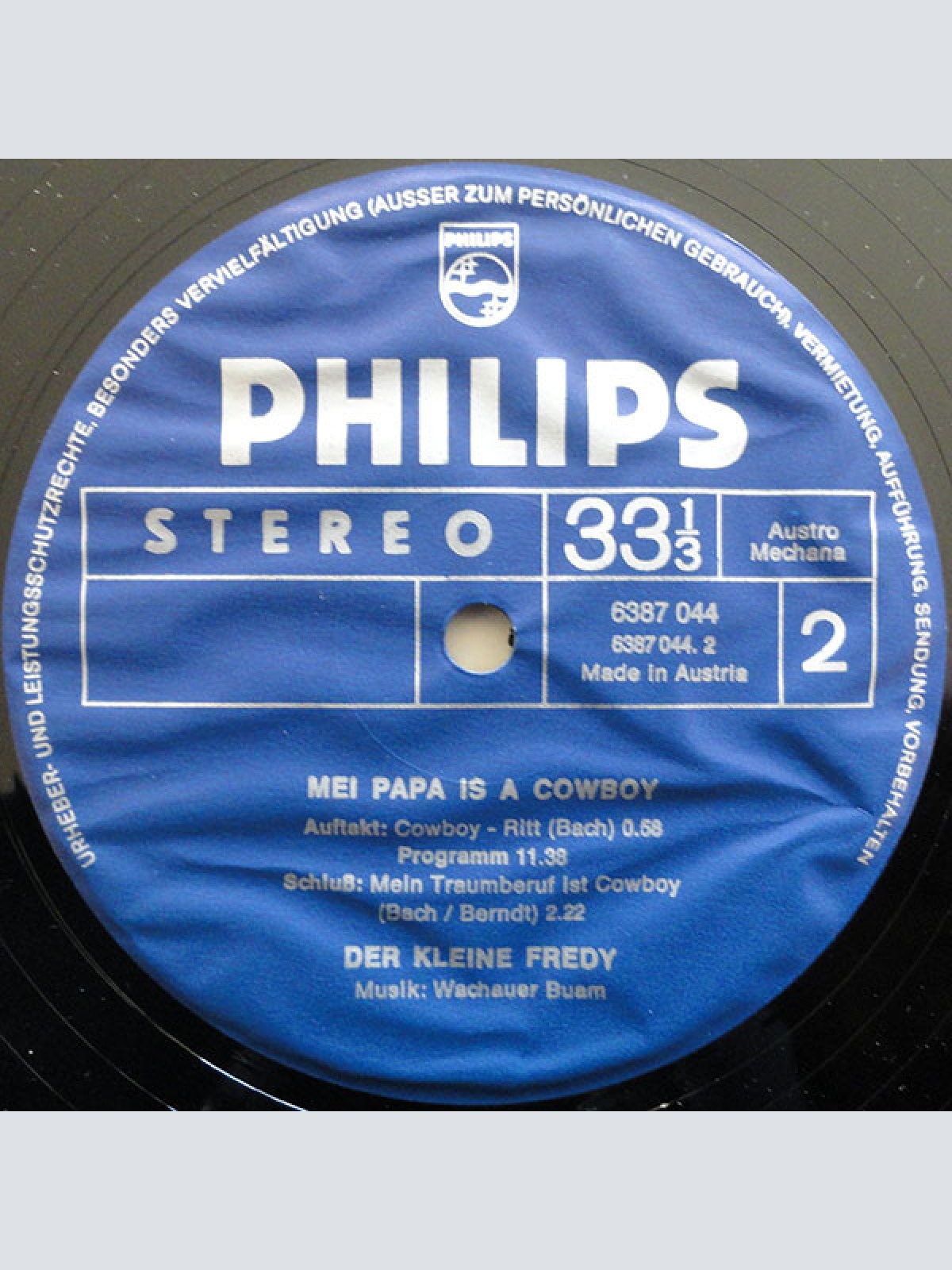 Vinyl / Der Kleine Fredy* - Mei Papa Is A Cowboy