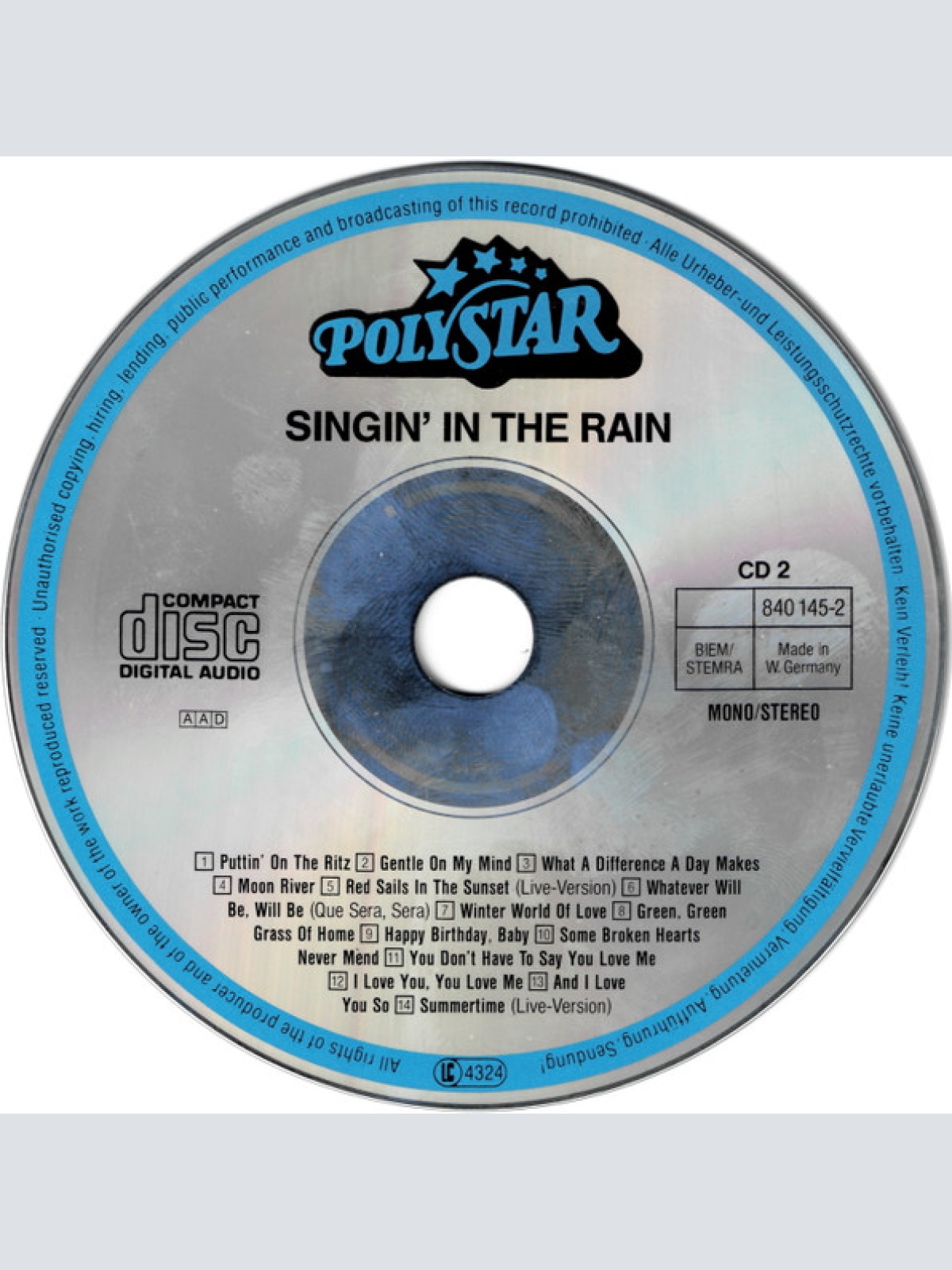 CD / Various - Singin' In The Rain