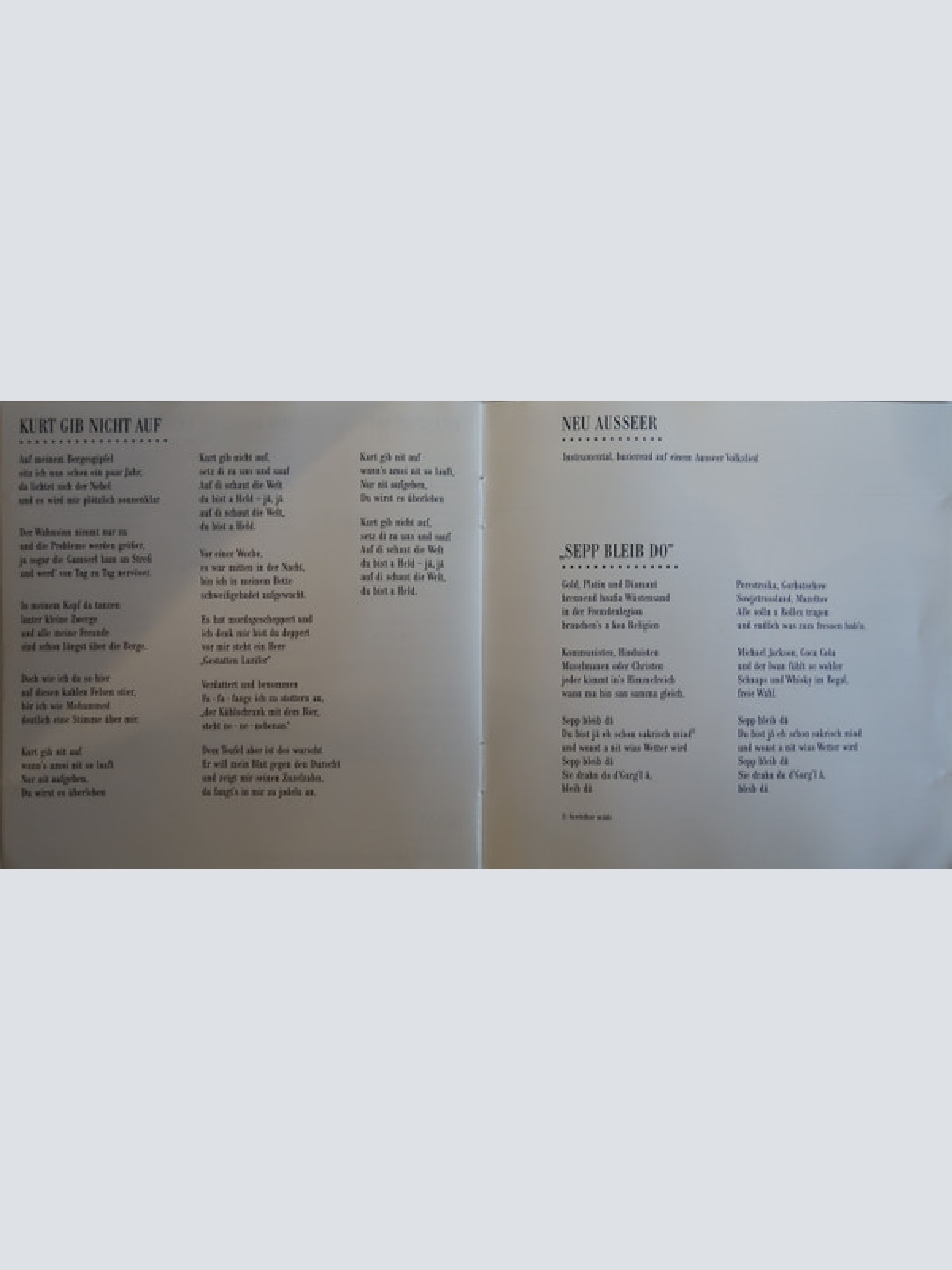 CD / Hubert Von Goisern Und Die Original Alpinkatzen* - Aufgeigen Stått Niederschiassen