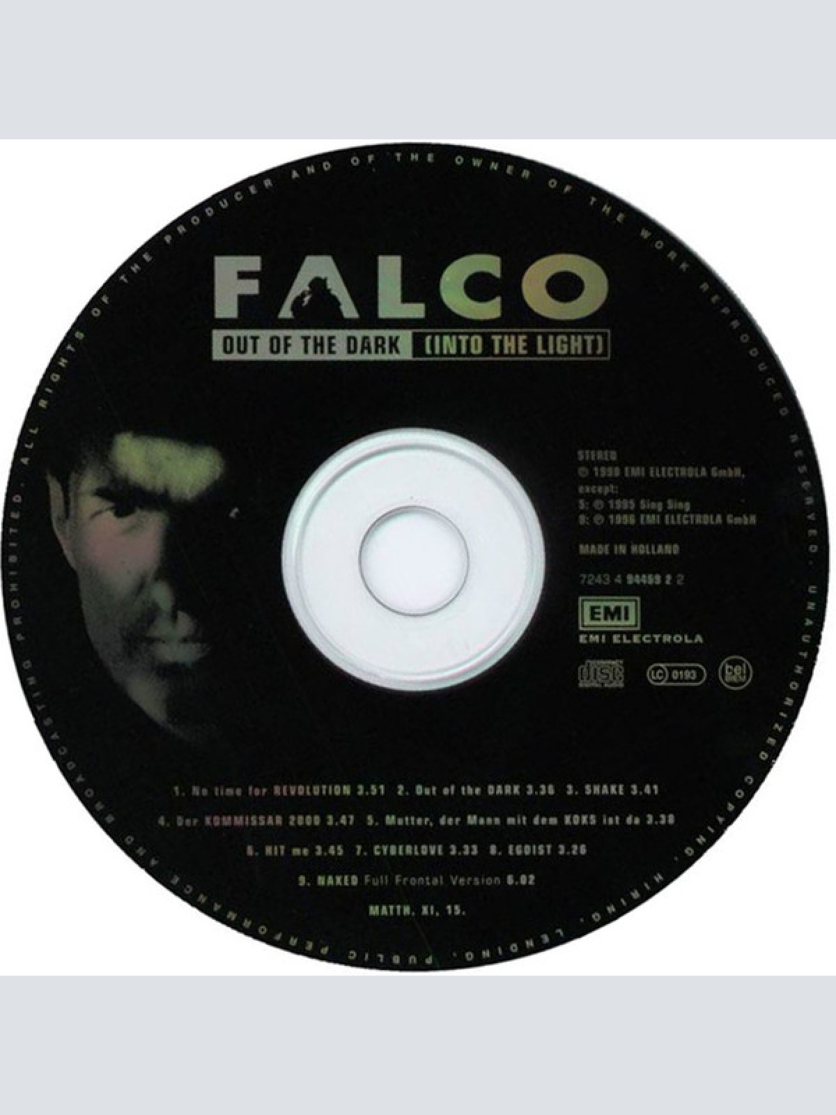 CD / Falco - Out Of The Dark (Into The Light)