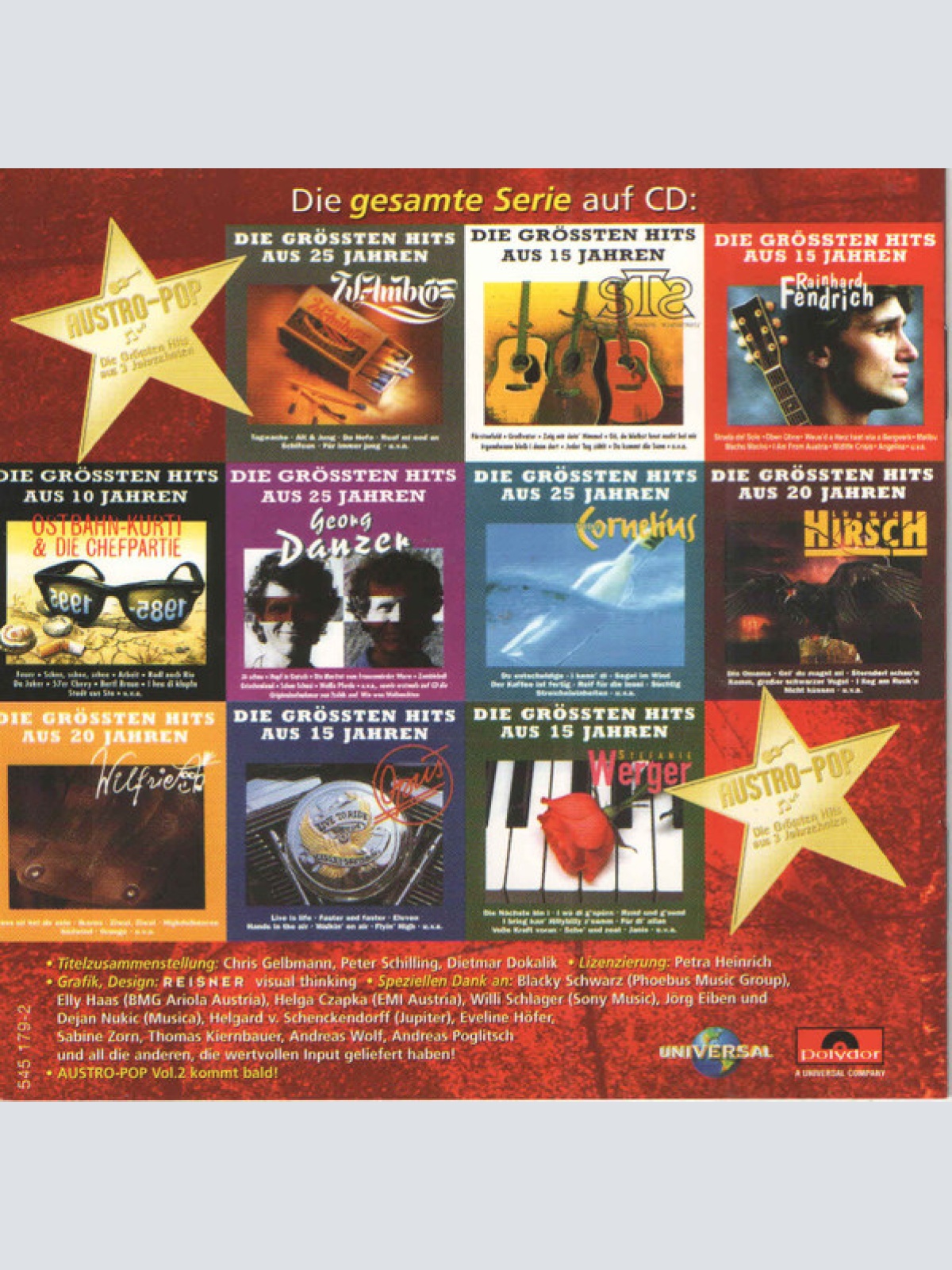 CD / Various - Austro-Pop - Die Größten Hits Aus 3 Jahrzehnten