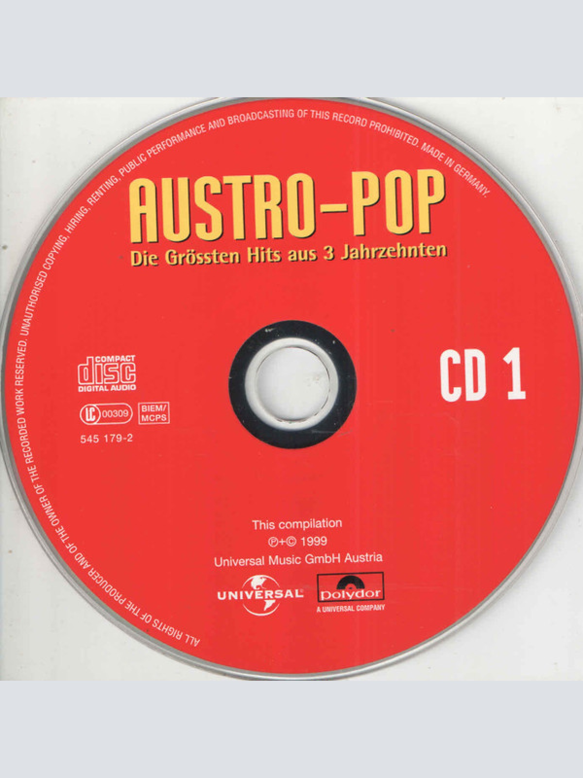 CD / Various - Austro-Pop - Die Größten Hits Aus 3 Jahrzehnten