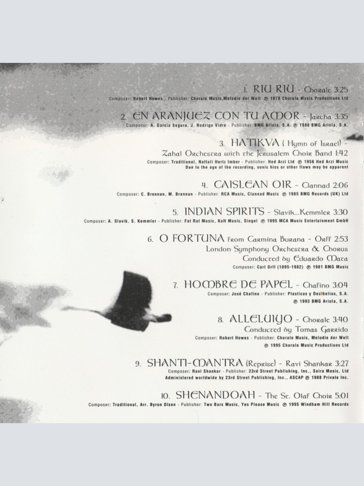 CD / Various - Chorale - Songs Of Hope & Harmony