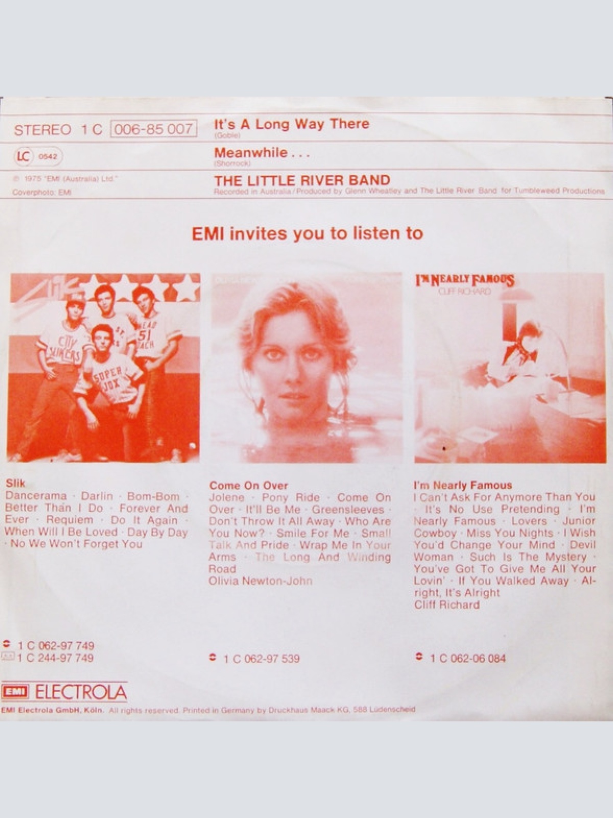 Vinyl / The Little River Band* - It's A Long Way There