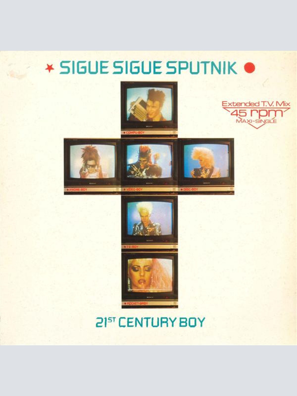 Vinyl / Sigue Sigue Sputnik - 21st Century Boy (Extended T.V. Mix)