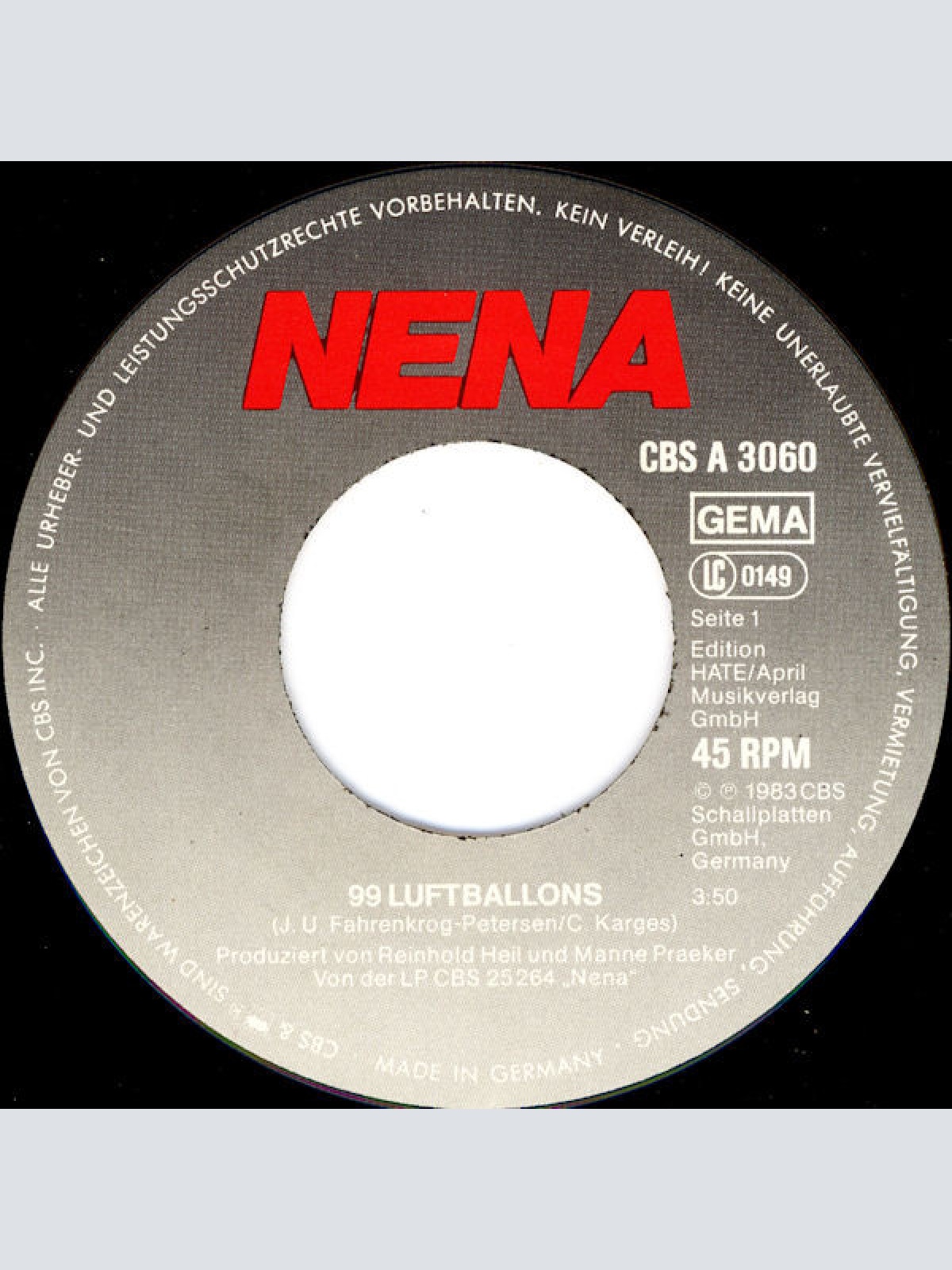Vinyl / Nena - 99 Luftballons