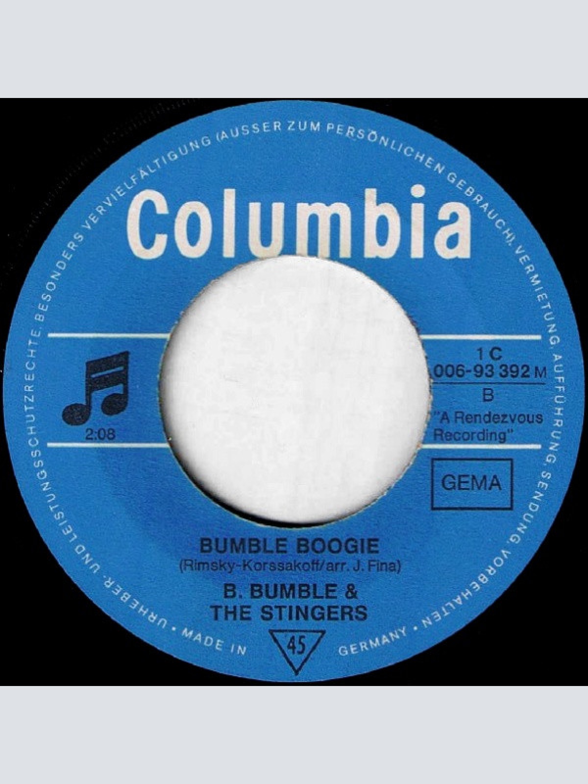 Vinyl / B. Bumble & The Stingers - Nut Rocker / Bumble Boogie
