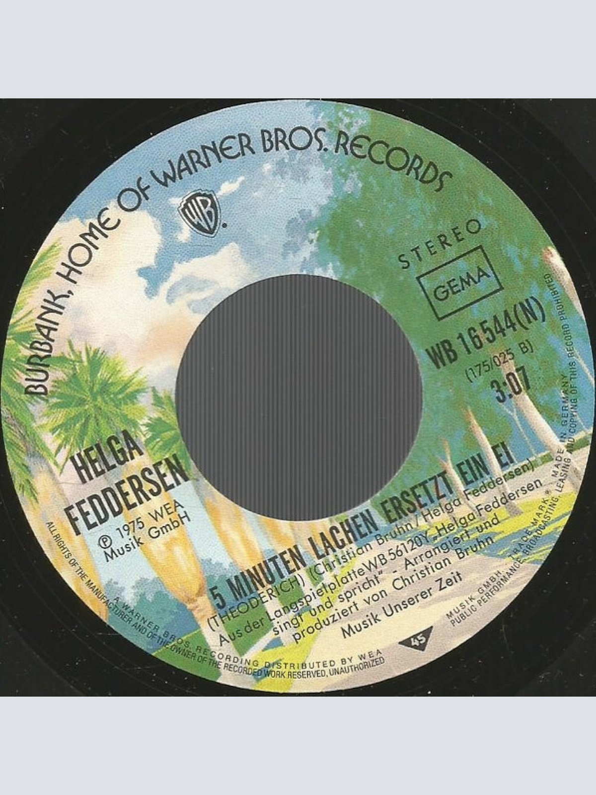 Vinyl / Helga Feddersen - Ach Mach Doch Mal Die Lampe Aus