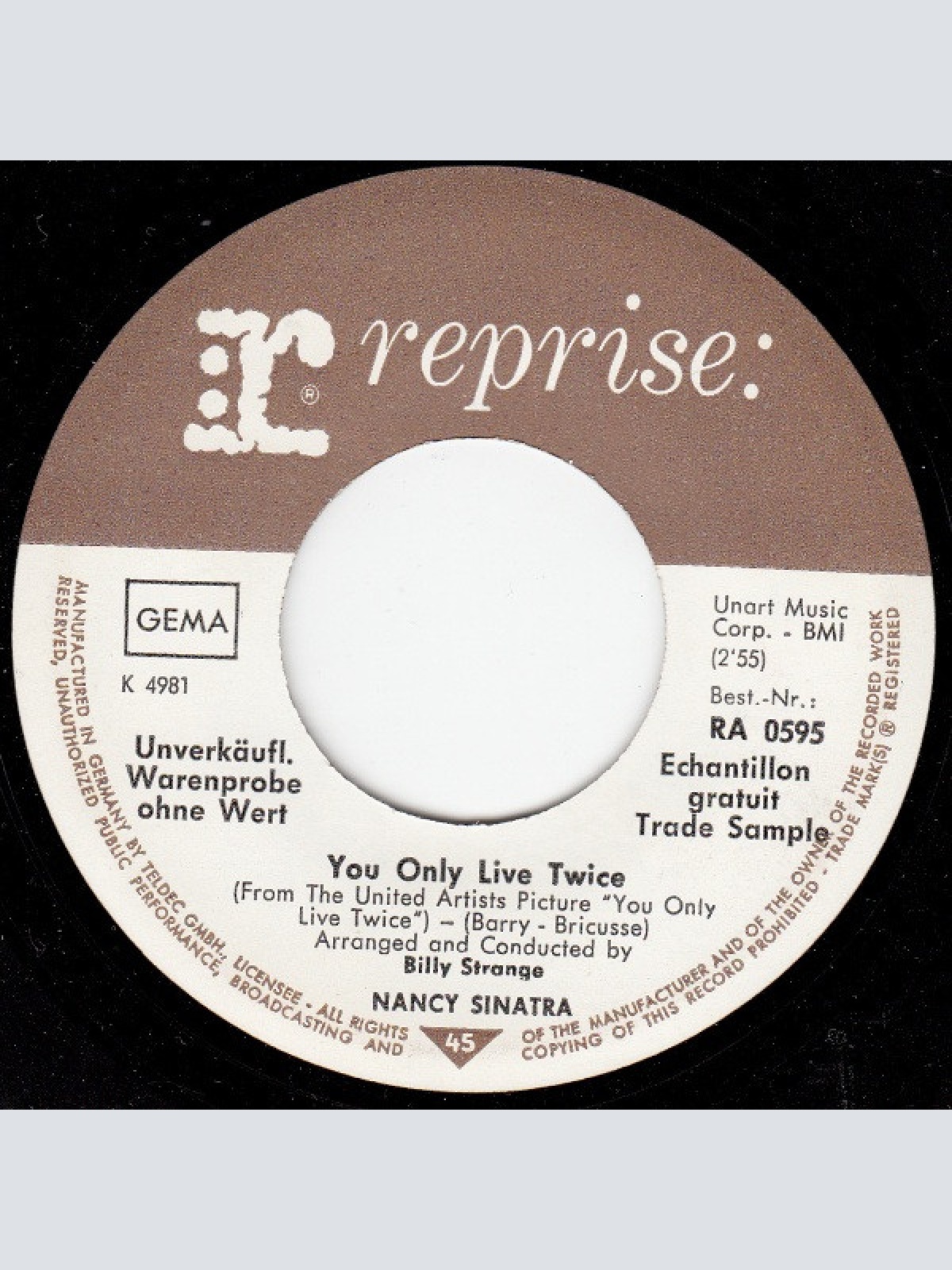 Vinyl / Nancy Sinatra - You Only Live Twice