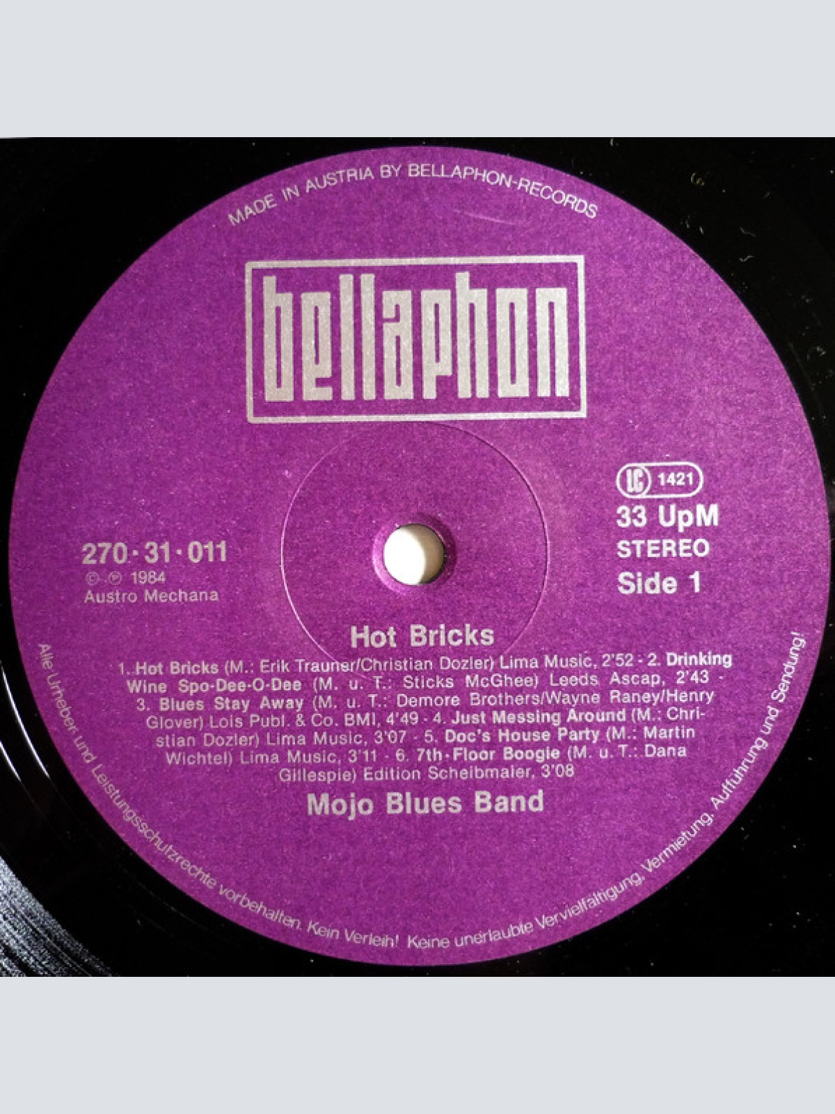 Vinyl / Mojo Blues Band & Dana Gillespie & Martin Wichtl - Hot Bricks