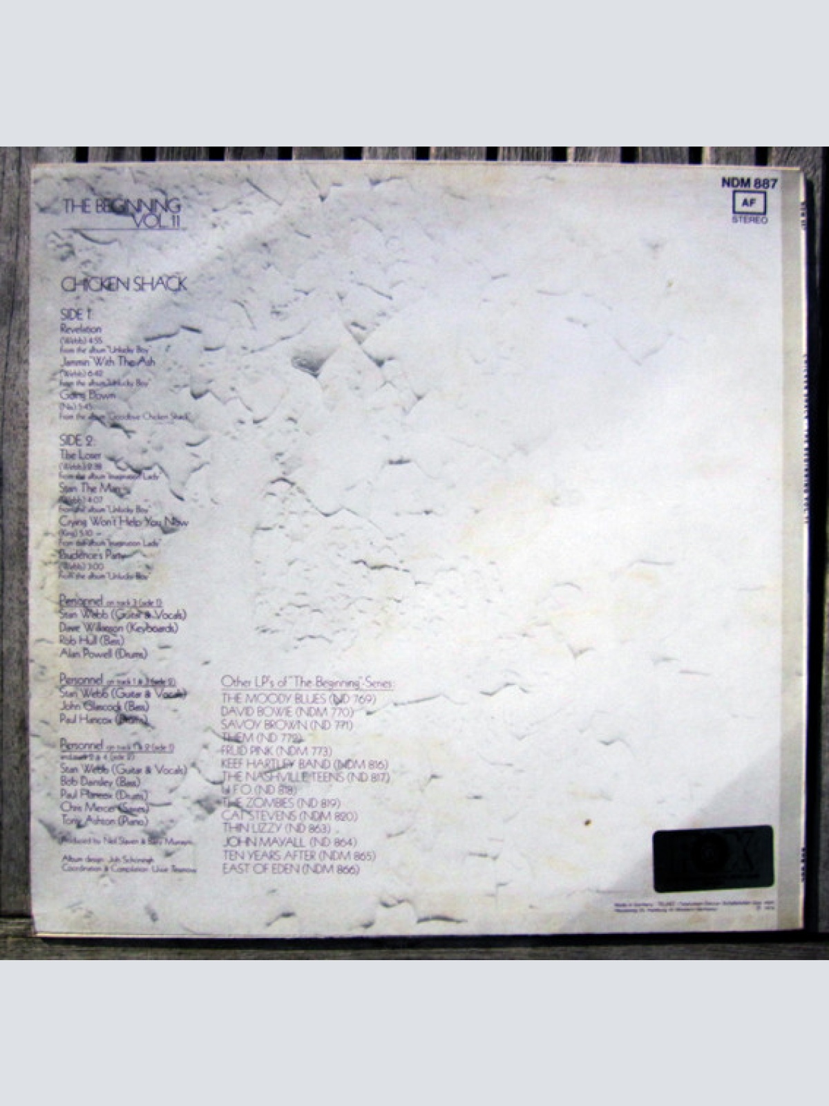 Vinyl / Chicken Shack - The Beginning Vol. 11