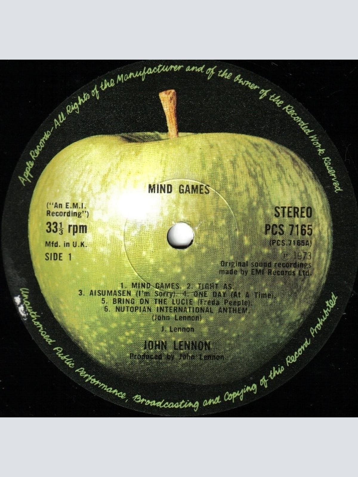 Vinyl / John Lennon - Mind Games