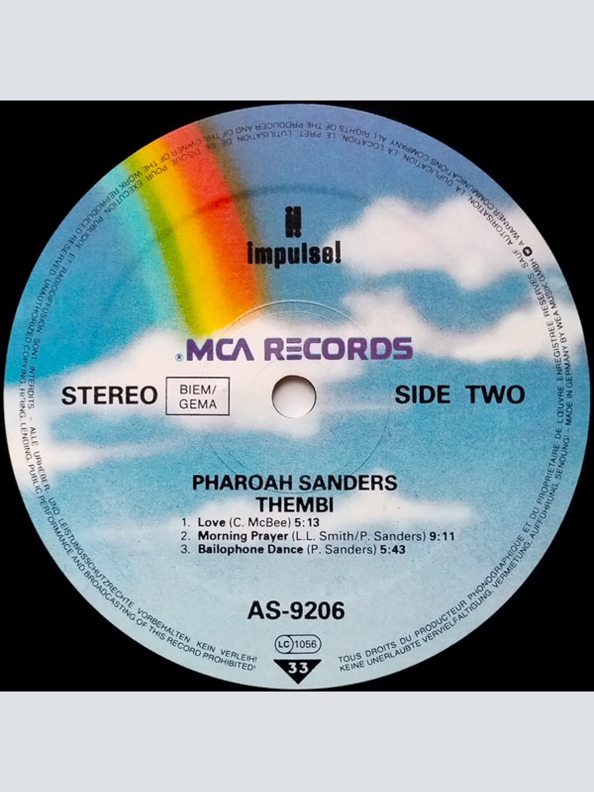Vinyl / Pharoah Sanders - Thembi