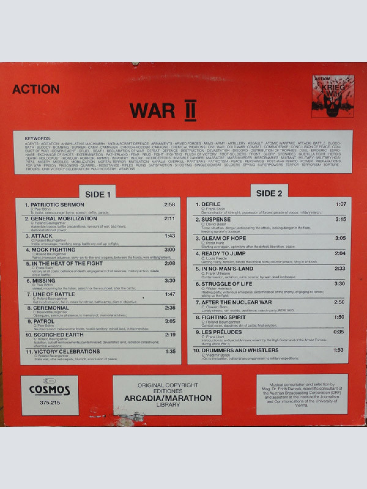 Vinyl / Various - Krieg II = War II